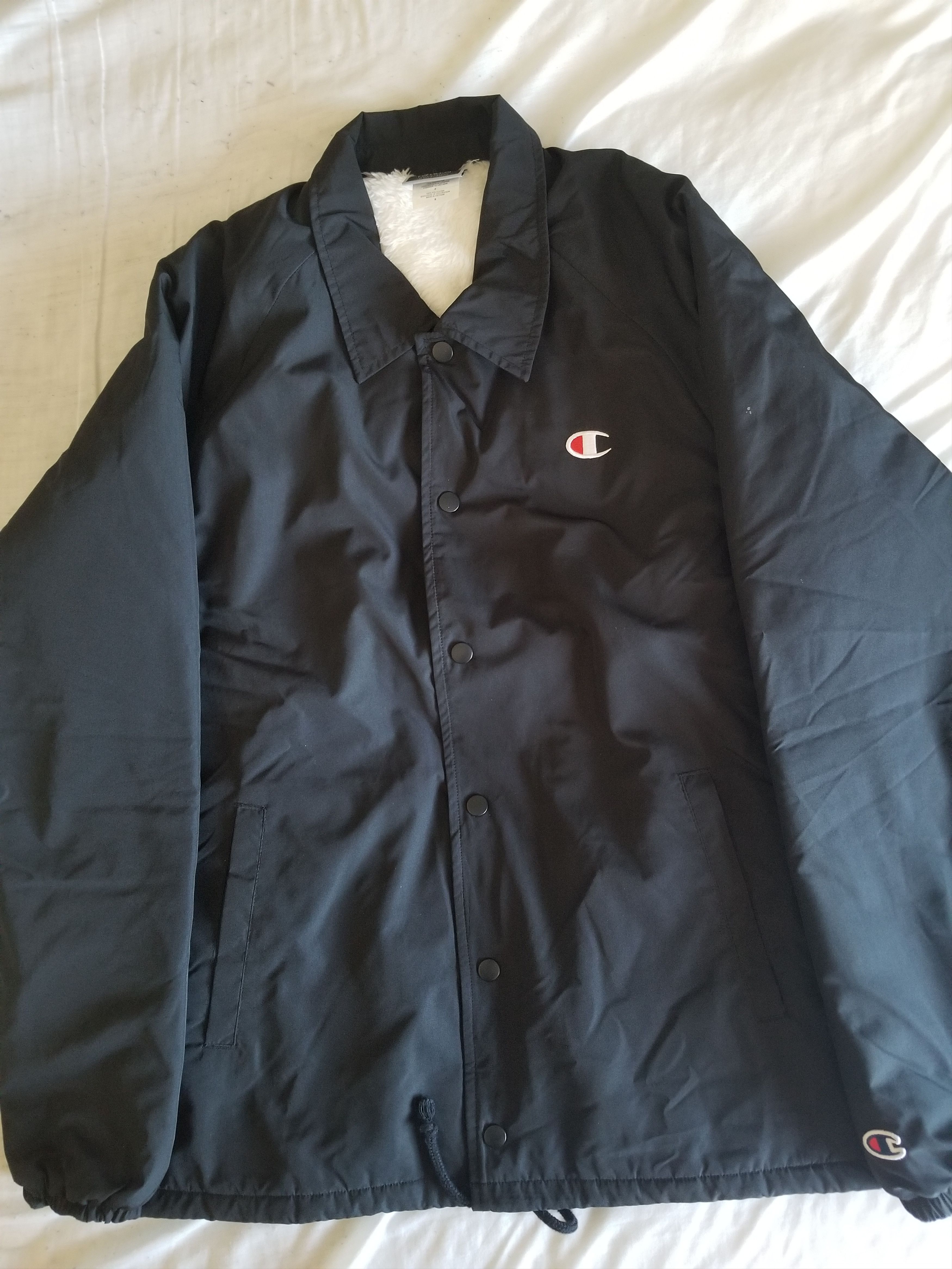 Champion Champion Reverse Weave Shearling Jacket - Black Size US S / EU 44-46 / 1 - 1 Thumbnail