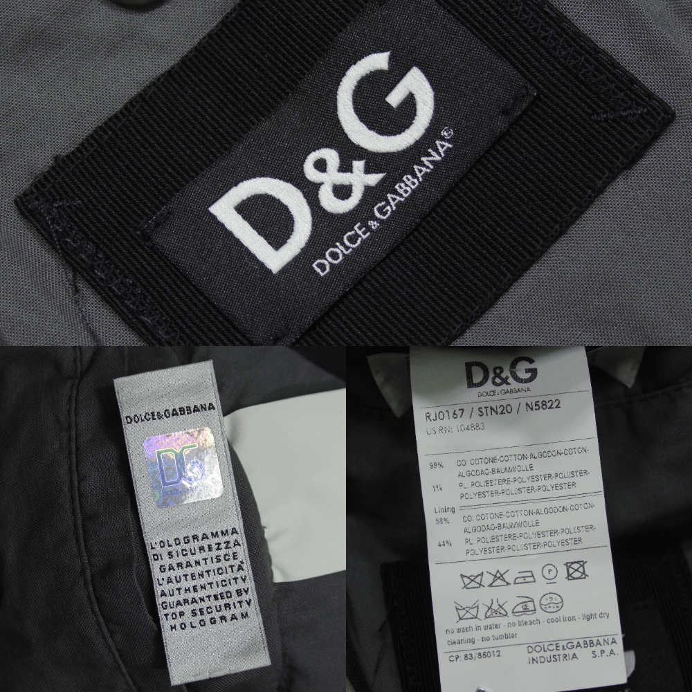Dolce & Gabbana Grey Textured Blazer 48 Size Size 48R - 11 Thumbnail