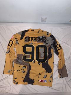 Supreme camo hockey outlet jersey