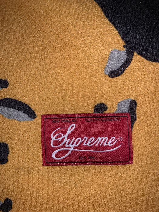 Supreme Supreme Yellow Desert Camo Hockey Jersey | Grailed