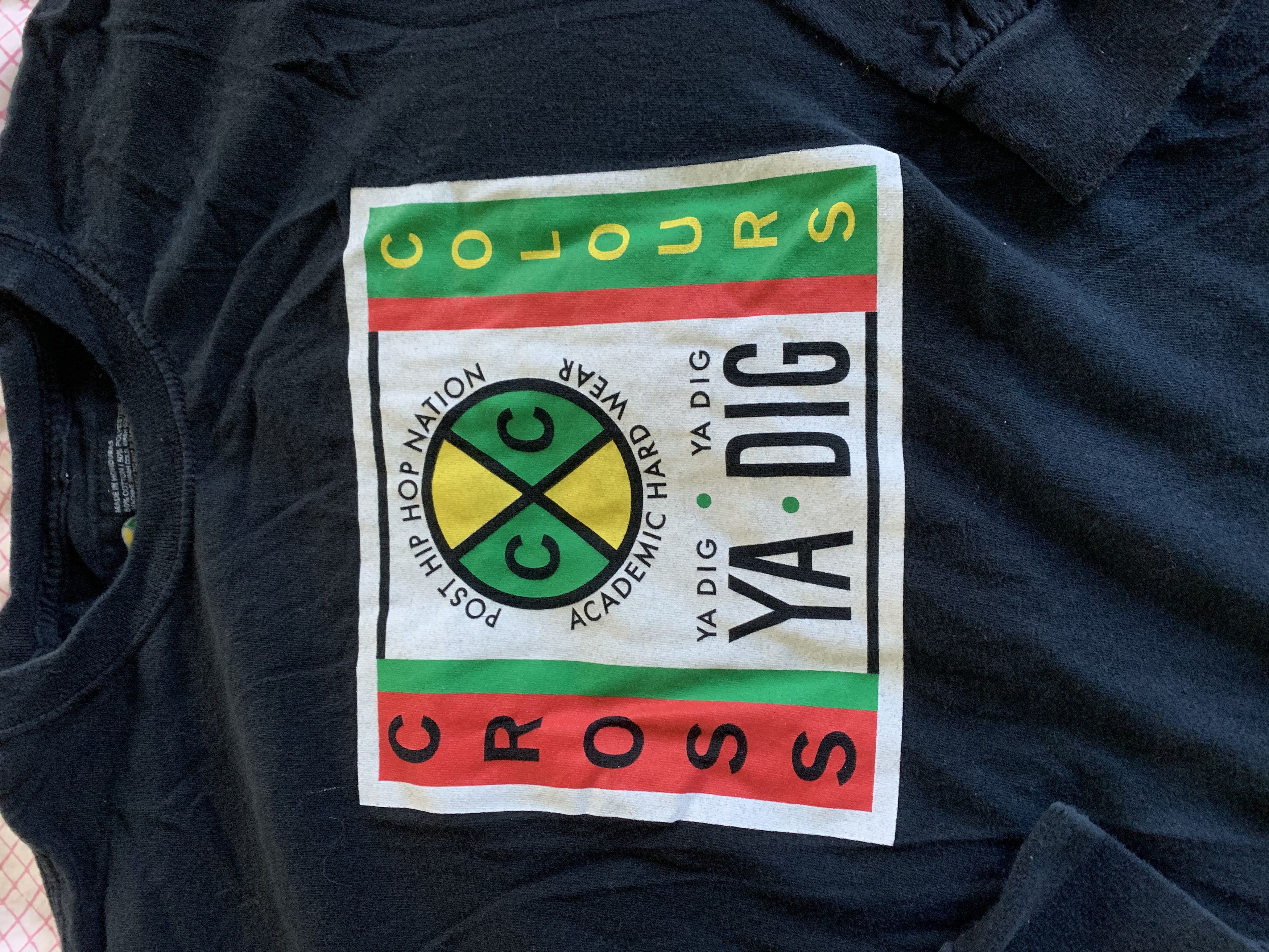 Vintage Long-Sleeve Cross Colours 'Ya Dig' Tee | Grailed