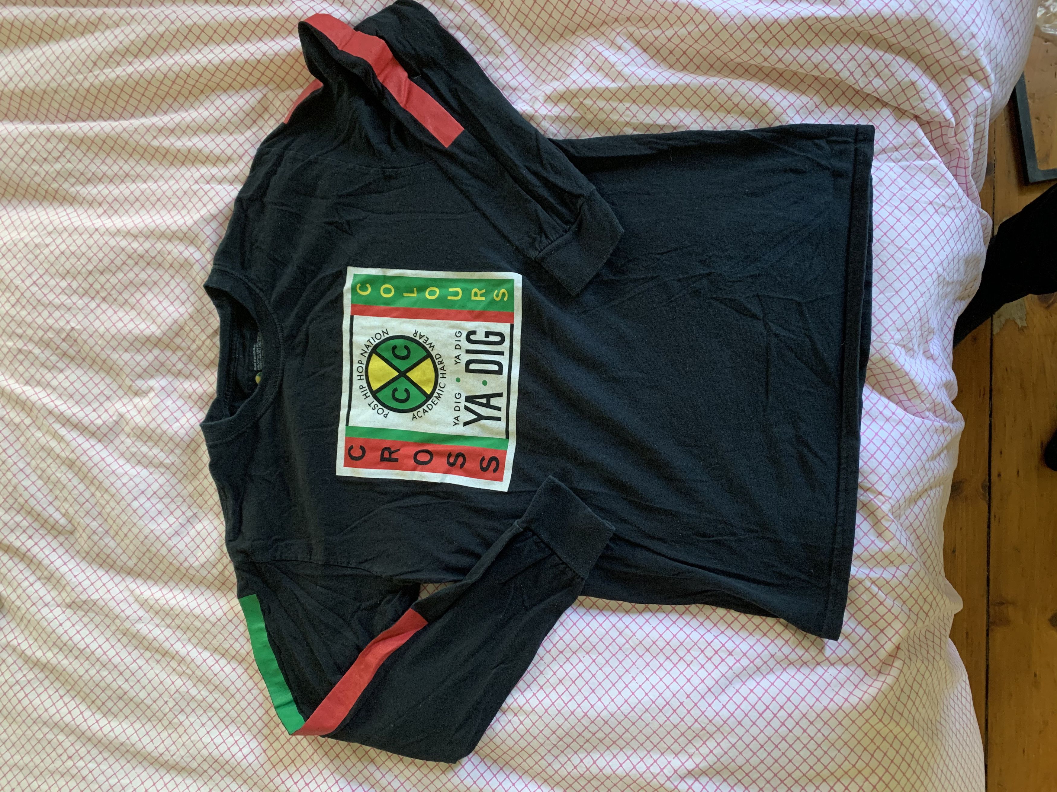 Vintage Long-Sleeve Cross Colours 'Ya Dig' Tee | Grailed