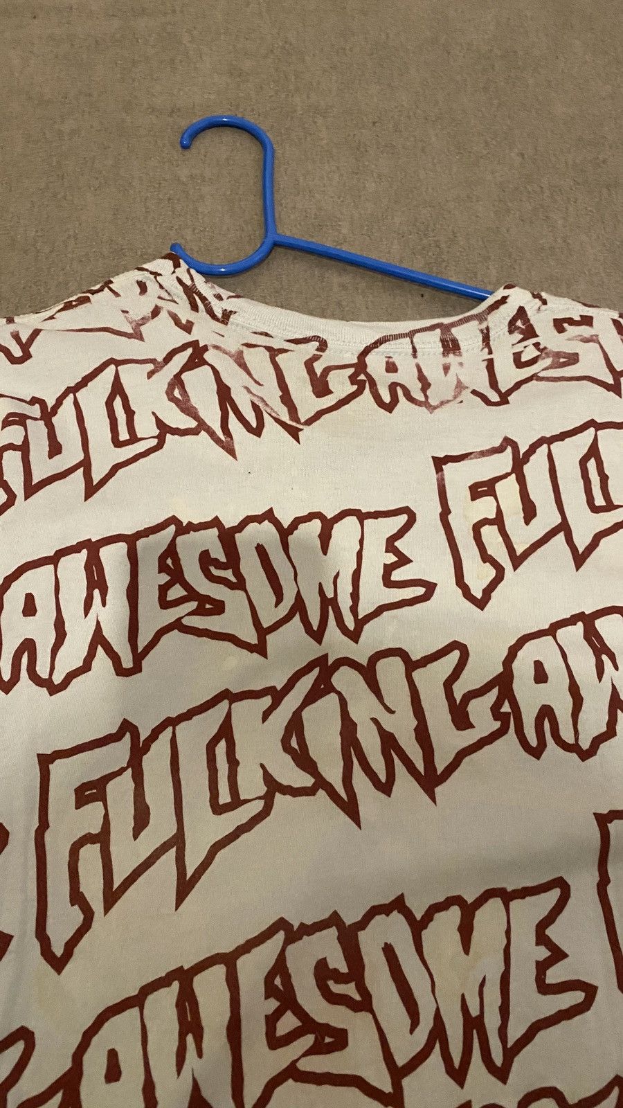 Fucking Awesome Blue and Wine all over print tee Size US L / EU 52-54 / 3 - 9 Thumbnail