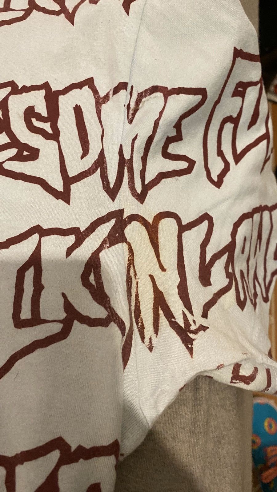 Fucking Awesome Blue and Wine all over print tee Size US L / EU 52-54 / 3 - 5 Thumbnail