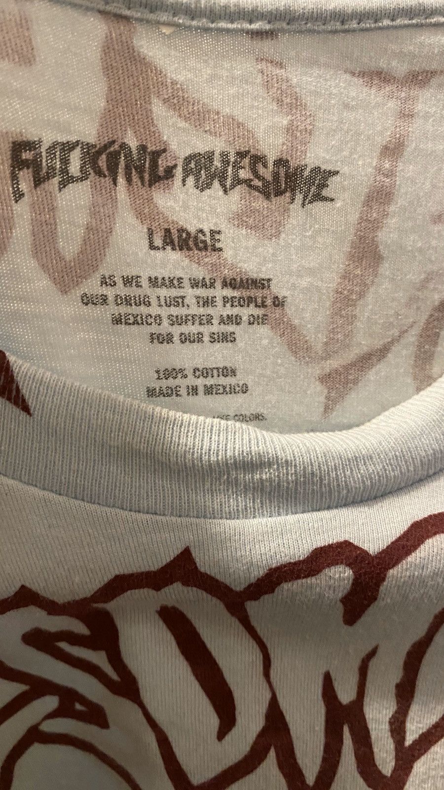 Fucking Awesome Blue and Wine all over print tee Size US L / EU 52-54 / 3 - 13 Thumbnail