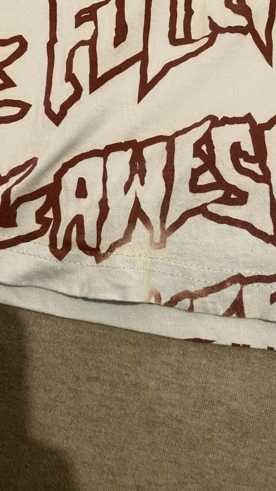 Fucking Awesome Blue and Wine all over print tee Size US L / EU 52-54 / 3 - 3 Thumbnail