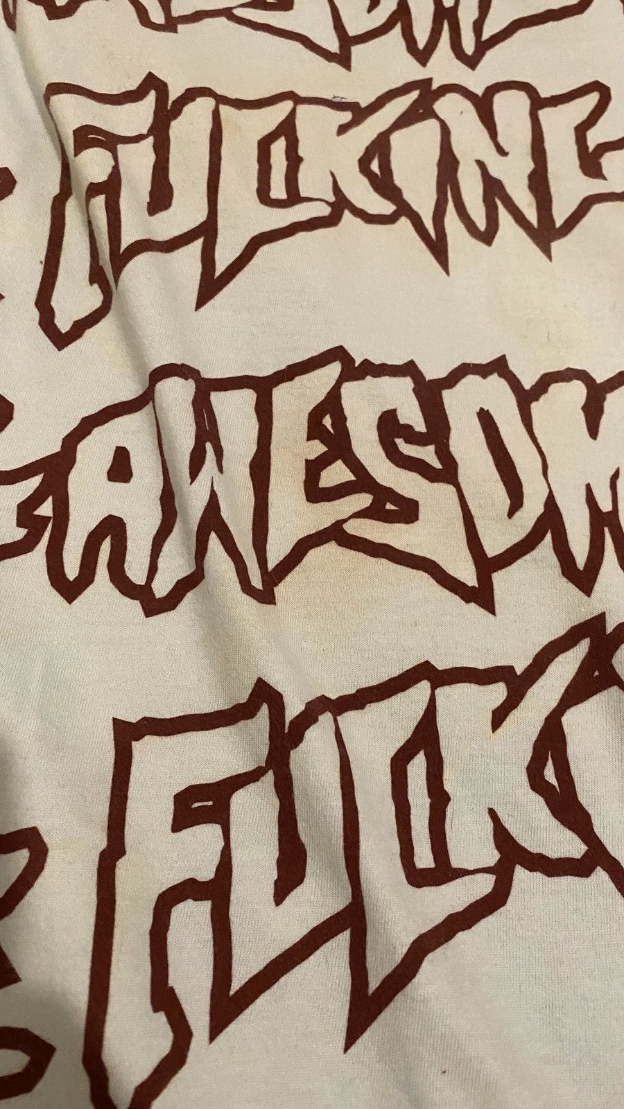 Fucking Awesome Blue and Wine all over print tee Size US L / EU 52-54 / 3 - 6 Thumbnail