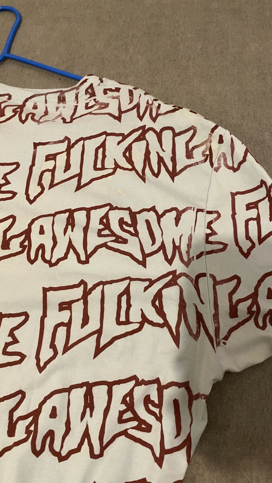 Fucking Awesome Blue and Wine all over print tee Size US L / EU 52-54 / 3 - 8 Thumbnail