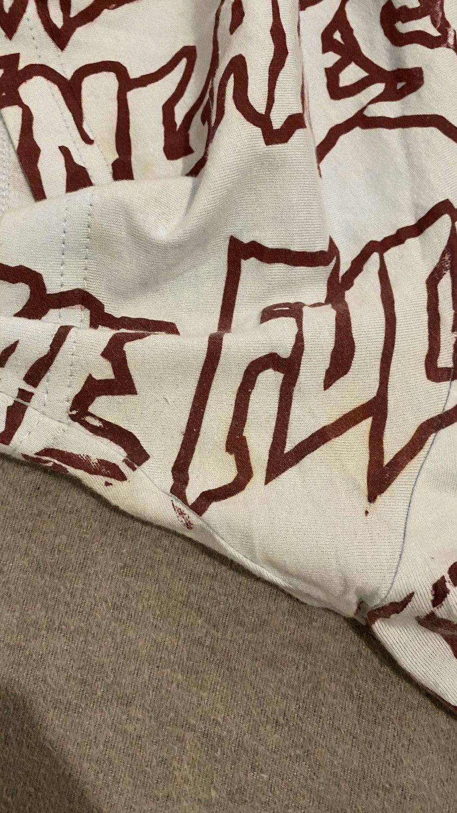 Fucking Awesome Blue and Wine all over print tee Size US L / EU 52-54 / 3 - 7 Thumbnail