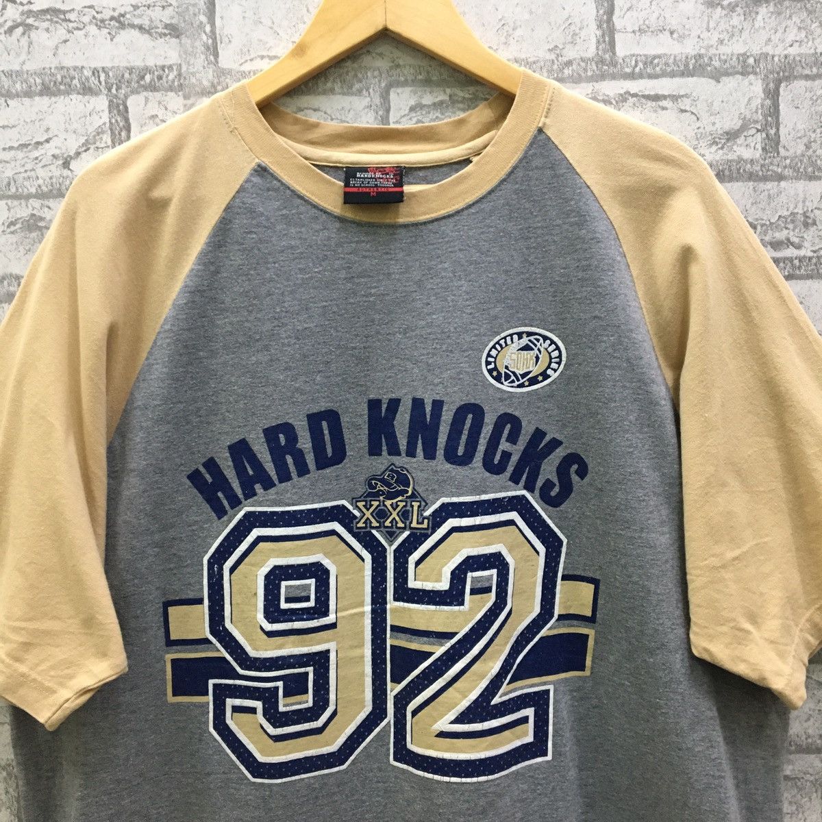 Rap Tees Vintage 90s School Of Hard Knocks Ranglan T-shirt Size US XL / EU 56 / 4 - 3 Thumbnail
