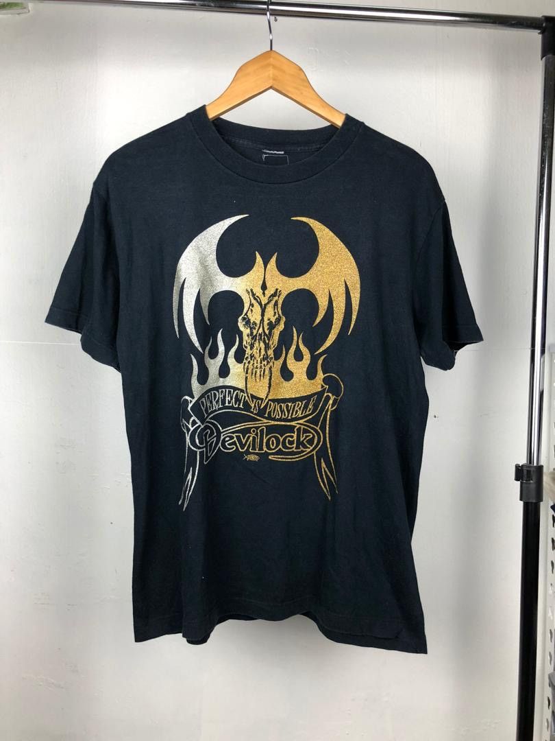 Devilock × Japanese Brand × Vintage RARE! Vintage Devilock X Vengeance Tshirt Japanese Brand Size US M / EU 48-50 / 2 - 1 Thumbnail