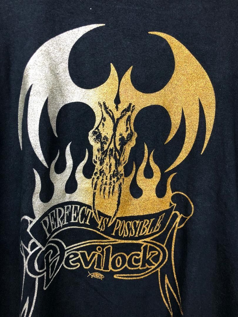 Devilock × Japanese Brand × Vintage RARE! Vintage Devilock X Vengeance Tshirt Japanese Brand Size US M / EU 48-50 / 2 - 2 Thumbnail