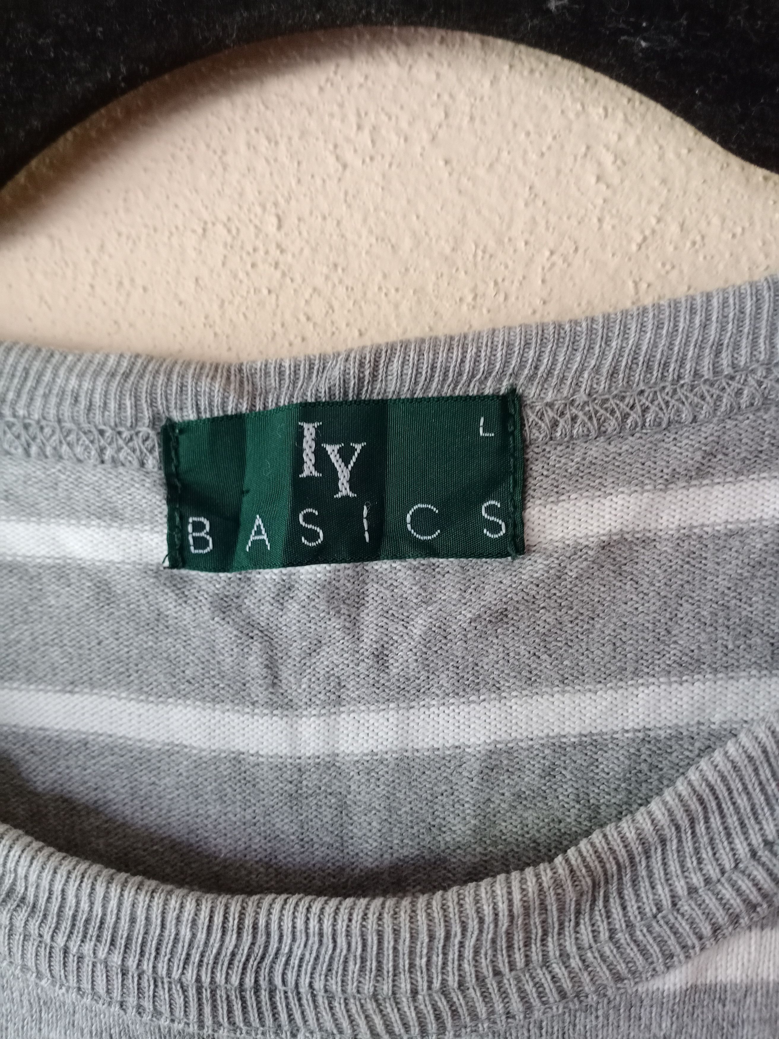 Issey Miyake × Japanese Brand × Yohji Yamamoto Vtg IY Basics Stripe Sweatshirt inspired by yohji yamamoto Size US L / EU 52-54 / 3 - 5 Thumbnail