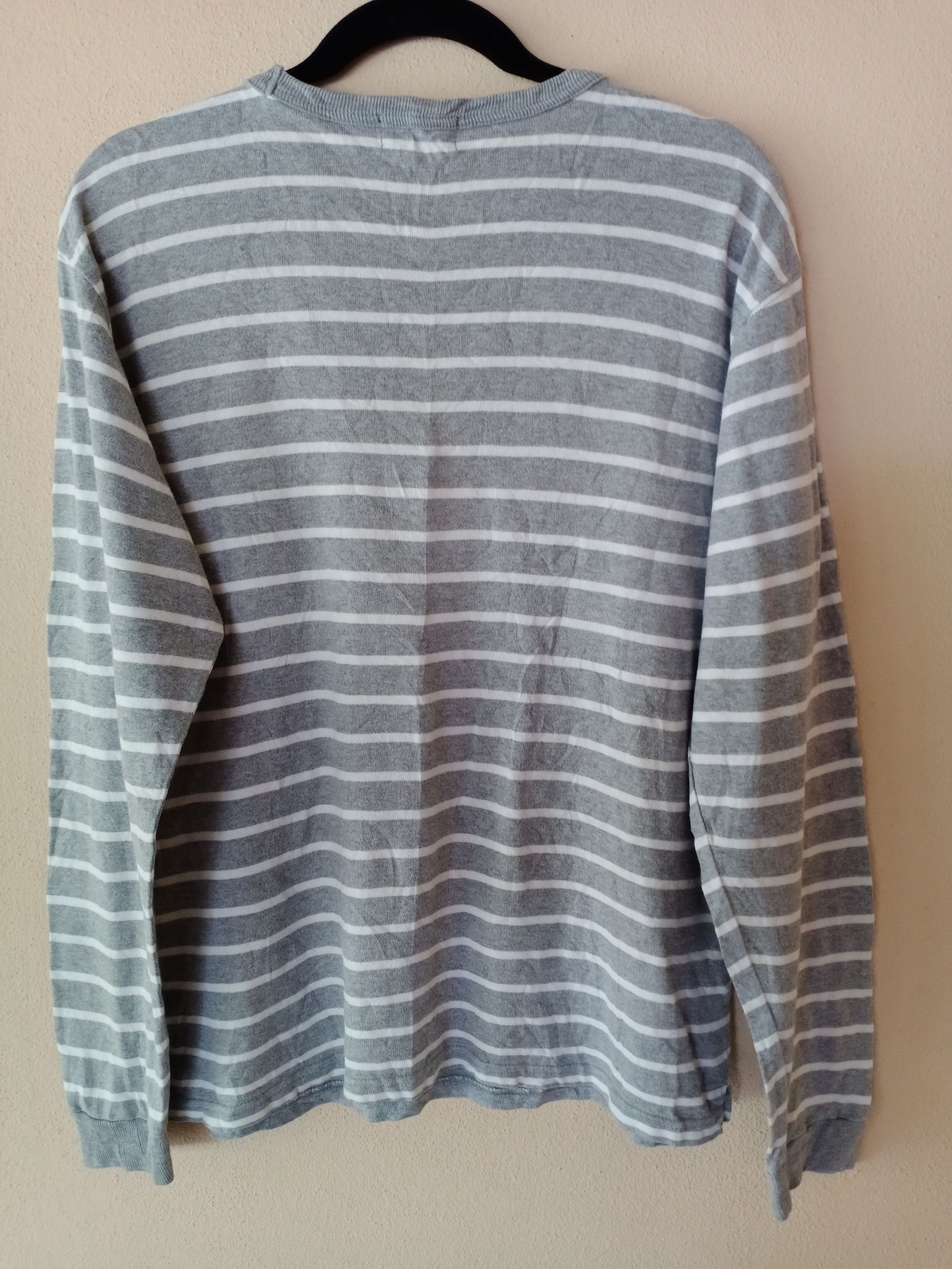 Issey Miyake × Japanese Brand × Yohji Yamamoto Vtg IY Basics Stripe Sweatshirt inspired by yohji yamamoto Size US L / EU 52-54 / 3 - 2 Thumbnail