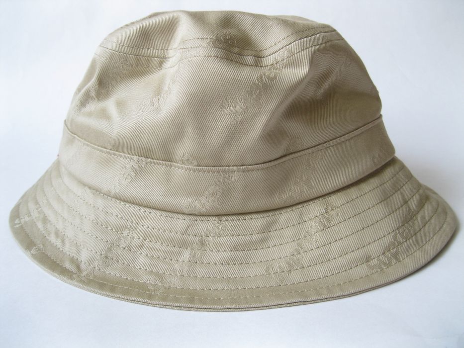 Supreme Jacquard Logos Twill Crusher Bucket Hat M/L | Grailed