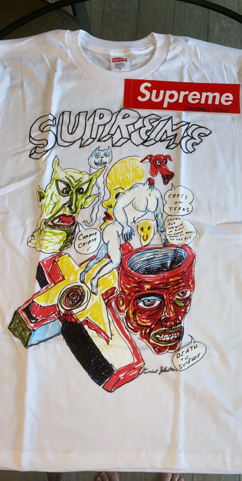 Supreme 2024 Daniel Johnston Tee White