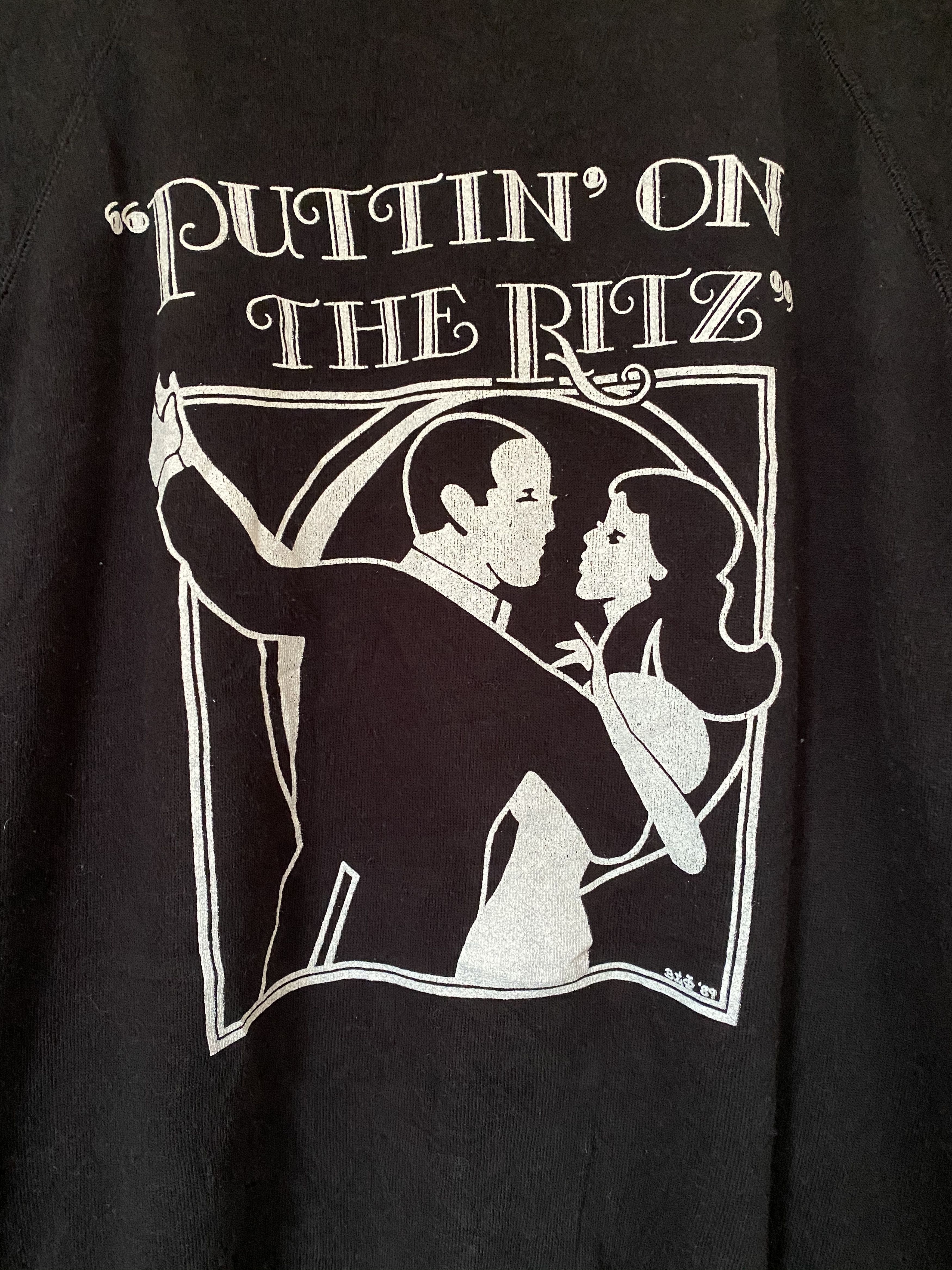 Vintage Vintage 80s Puttin On The Ritz Sweatshirt Size US XL / EU 56 / 4 - 3 Thumbnail