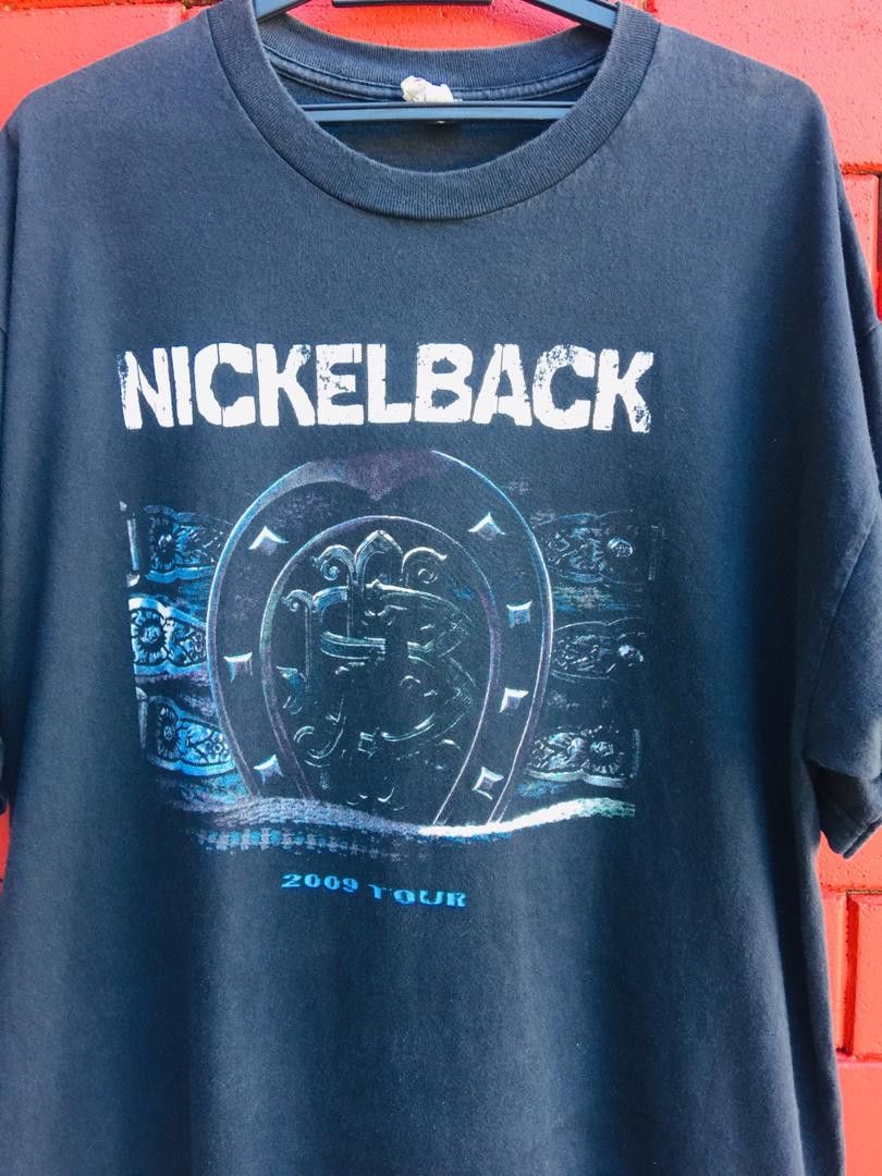 Band Tees Vintage Nickelback Band Music 2009 Tour Shirt Size US XL / EU 56 / 4 - 2 Thumbnail