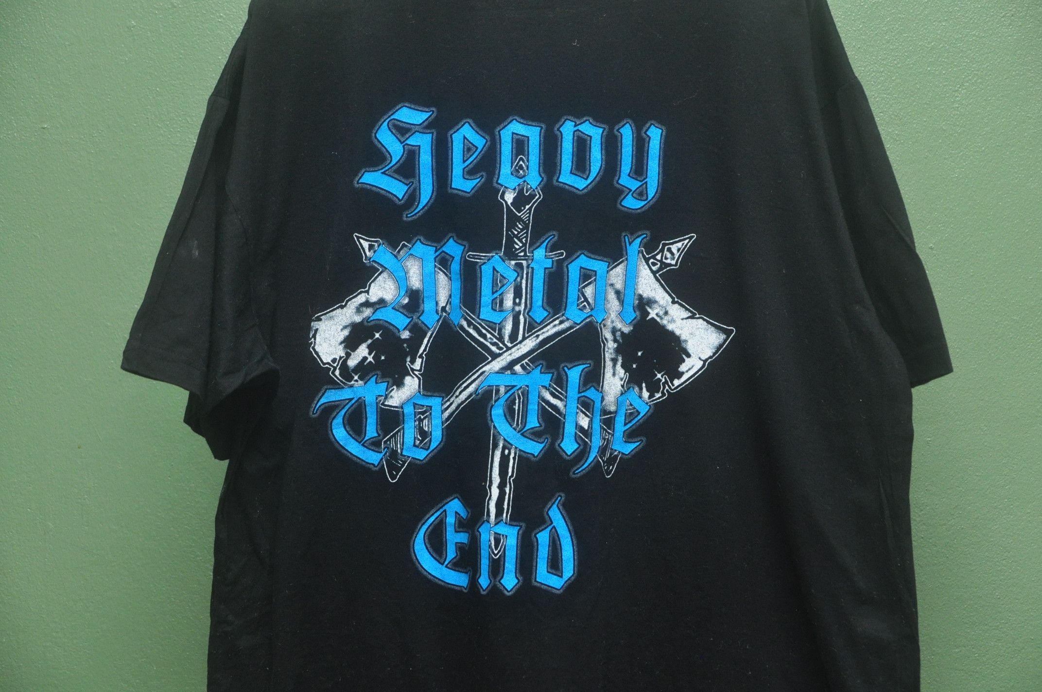 Band Tees Vintage Sacret Steel Heavy Metal To The End Band Shirt Size US XL / EU 56 / 4 - 5 Thumbnail