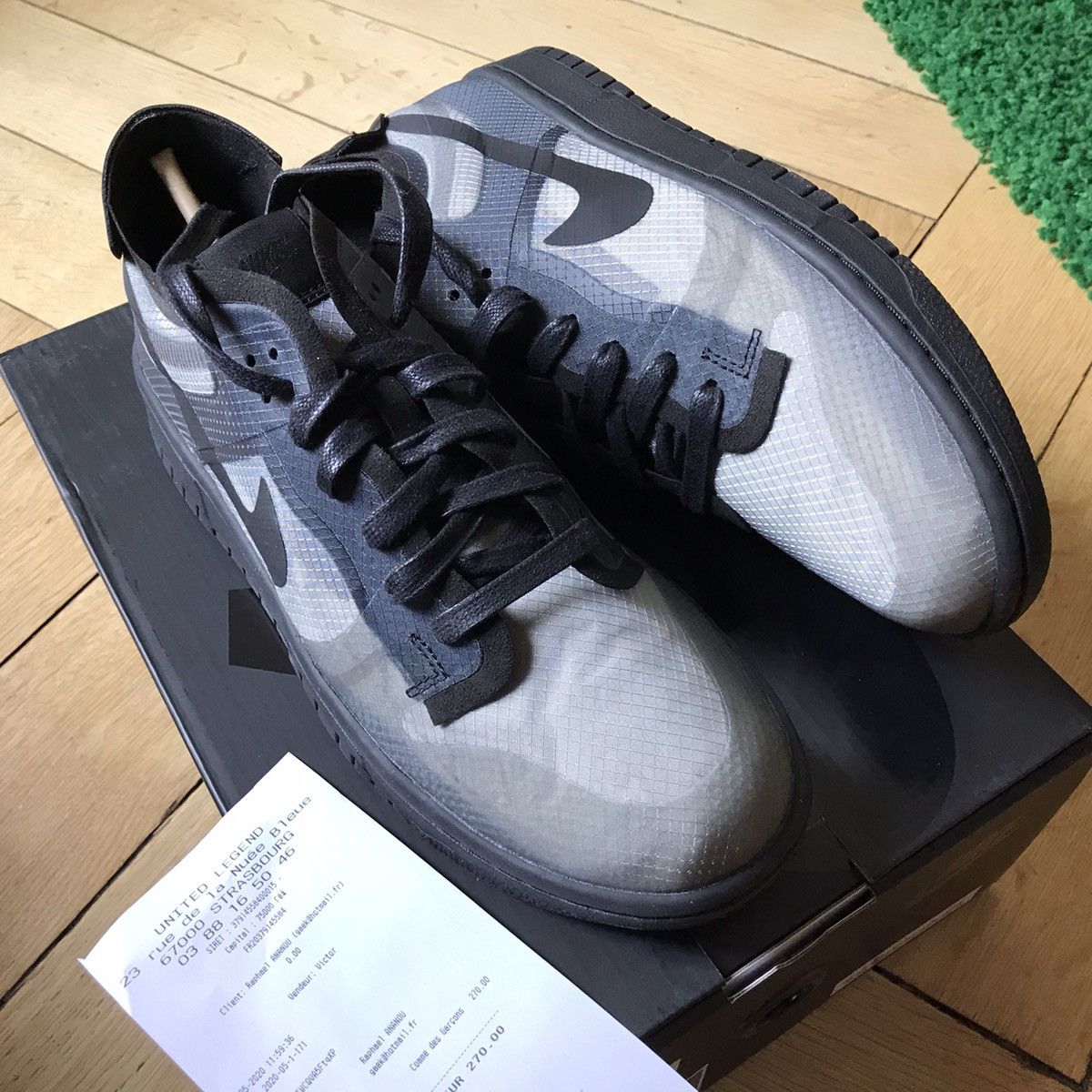 Nike dunk x comme des garçons cdg size 12 wmn 10,5 men