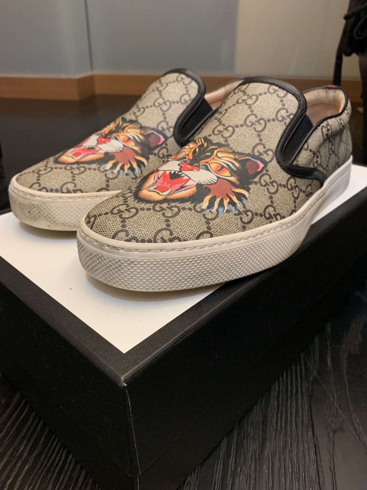 Gucci Gucci Angry Cat Slip-Ons Size US 8.5 / EU 41-42 - 3 Thumbnail