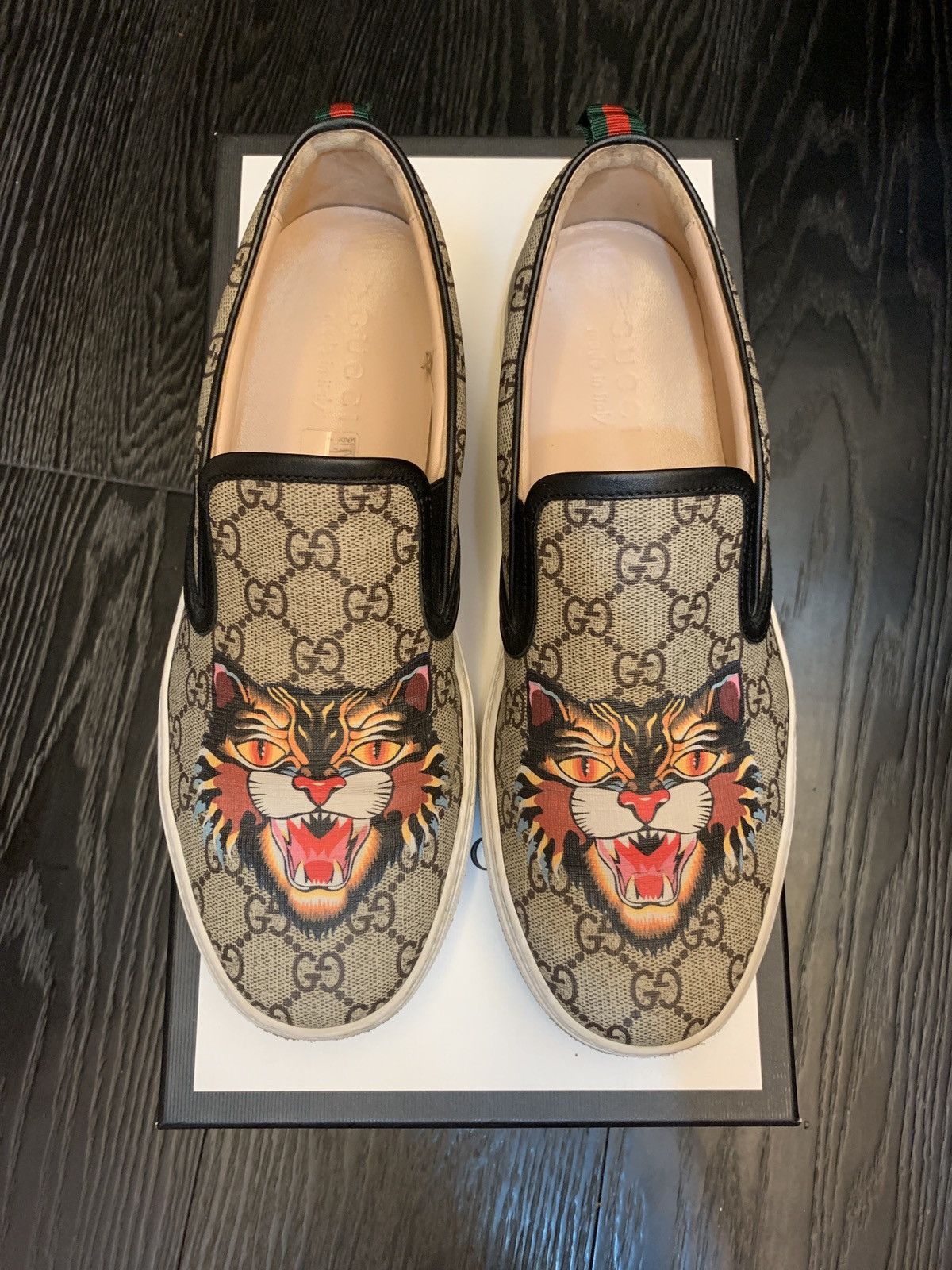 Gucci Gucci Angry Cat Slip-Ons Size US 8.5 / EU 41-42 - 1 Thumbnail