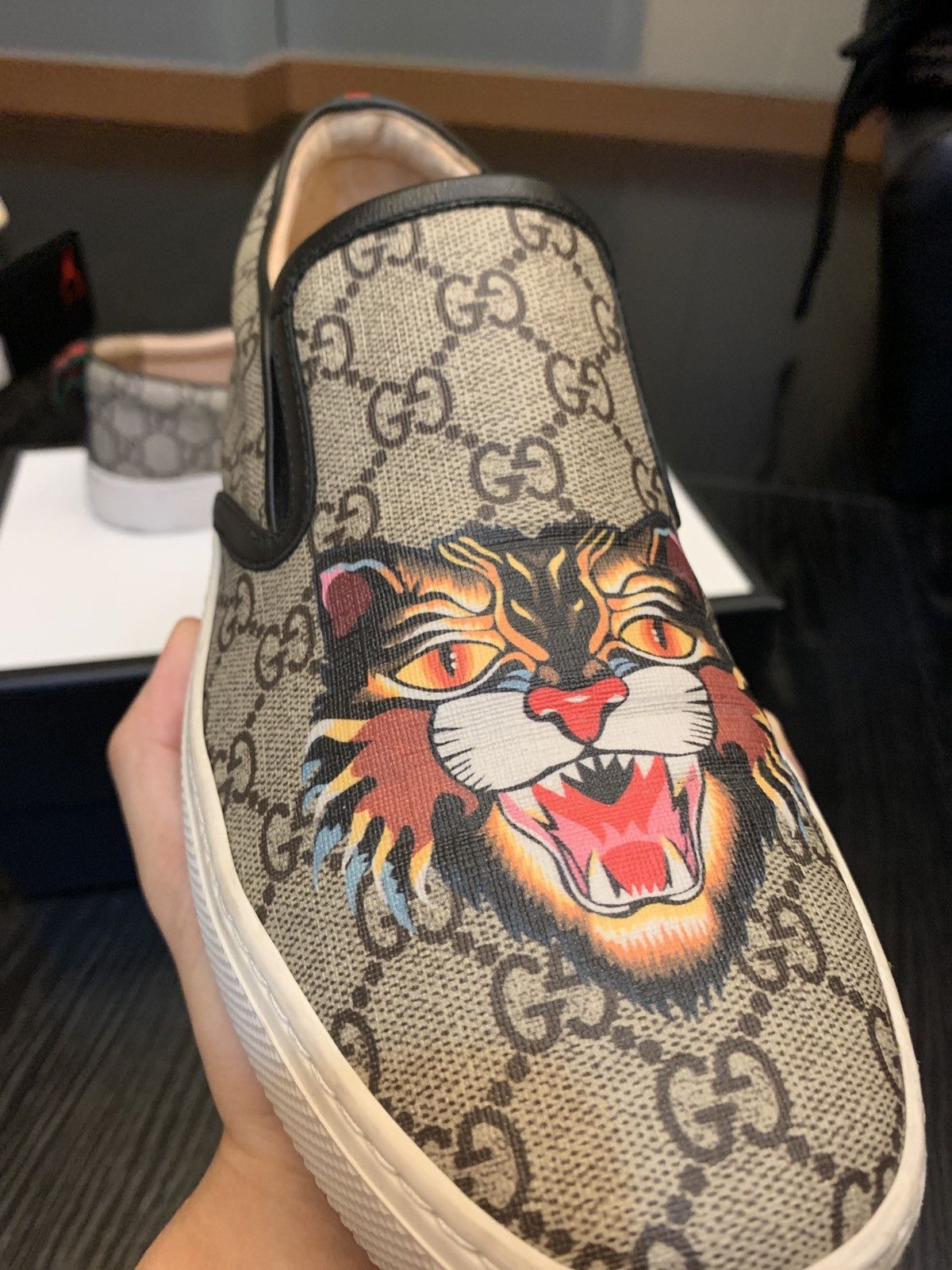 Gucci Gucci Angry Cat Slip-Ons Size US 8.5 / EU 41-42 - 2 Thumbnail