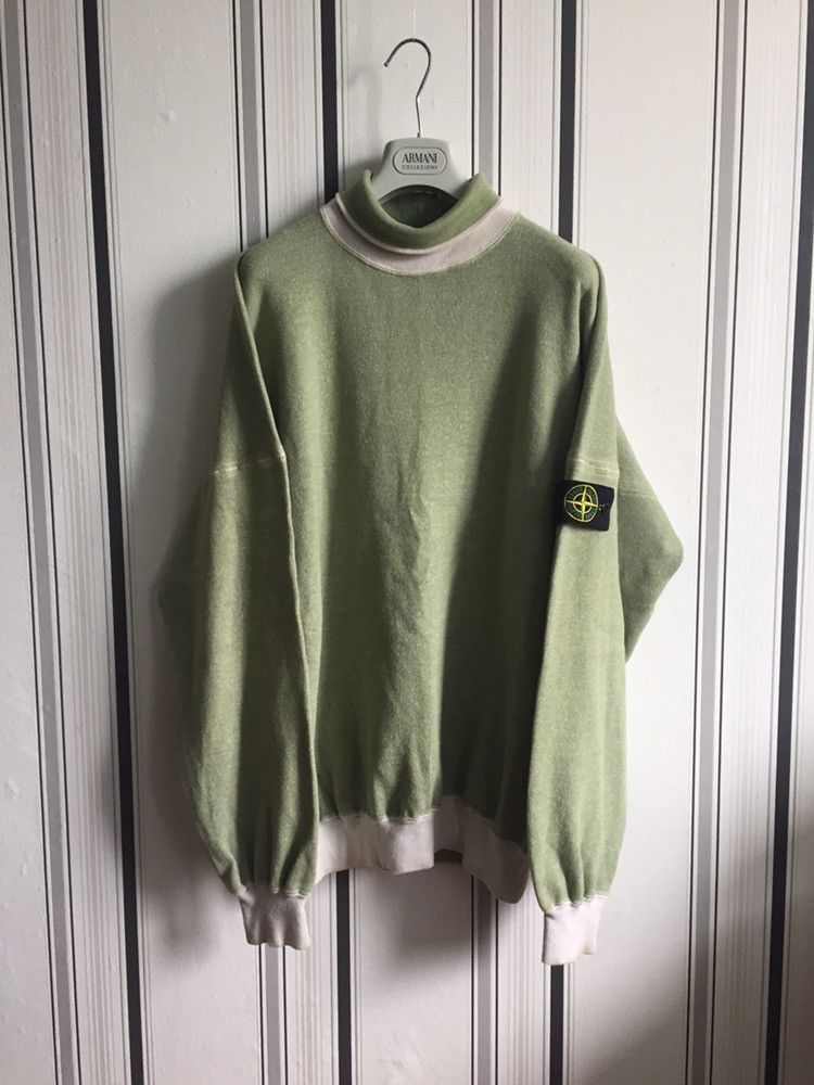 image of C P Company x Stone Island Vintage Sweater in Green, Men's (Size 2XL)