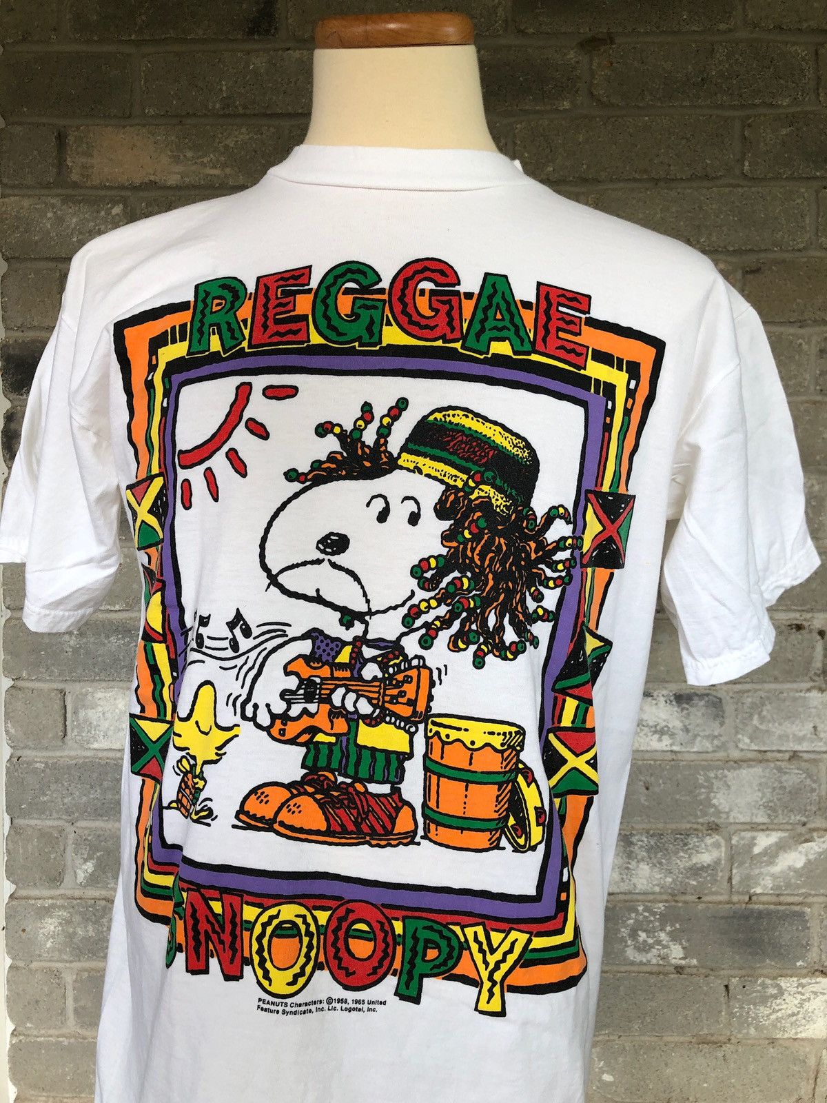 Vintage Vintage 90s Reggae Snoopy Tee | Grailed