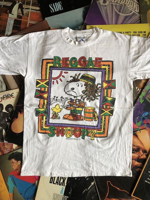 Vintage Vintage 90s Reggae Snoopy Tee | Grailed