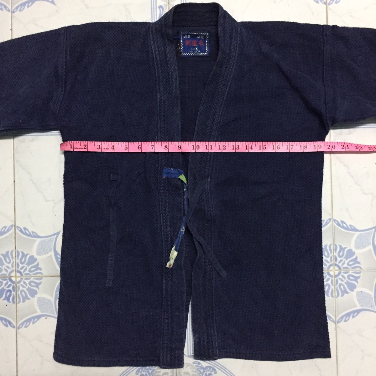 Indigo Inspired by Visvim Kapital Indigo Dyed Sashiko Design Kimono Size US M / EU 48-50 / 2 - 13 Thumbnail