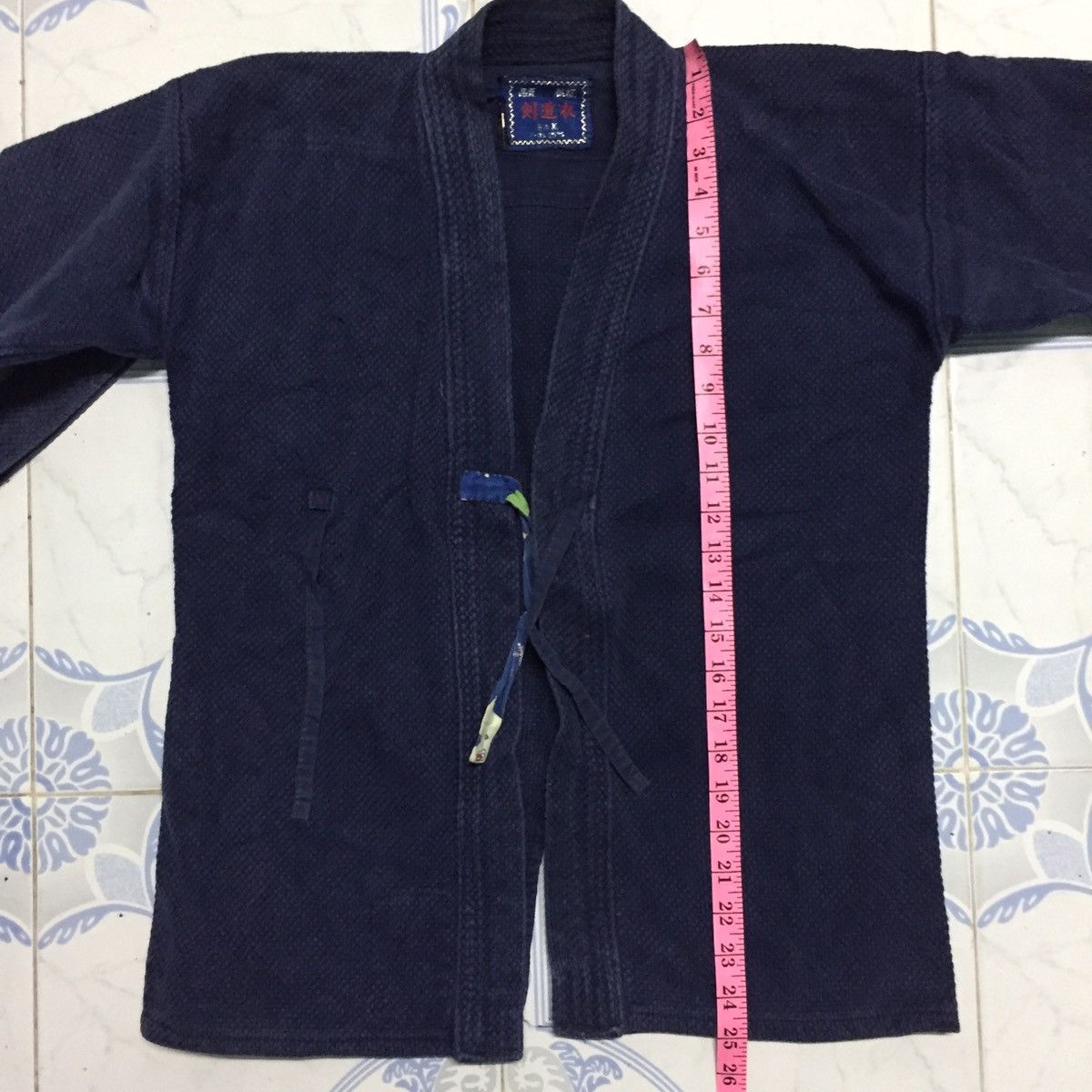 Indigo Inspired by Visvim Kapital Indigo Dyed Sashiko Design Kimono Size US M / EU 48-50 / 2 - 14 Thumbnail
