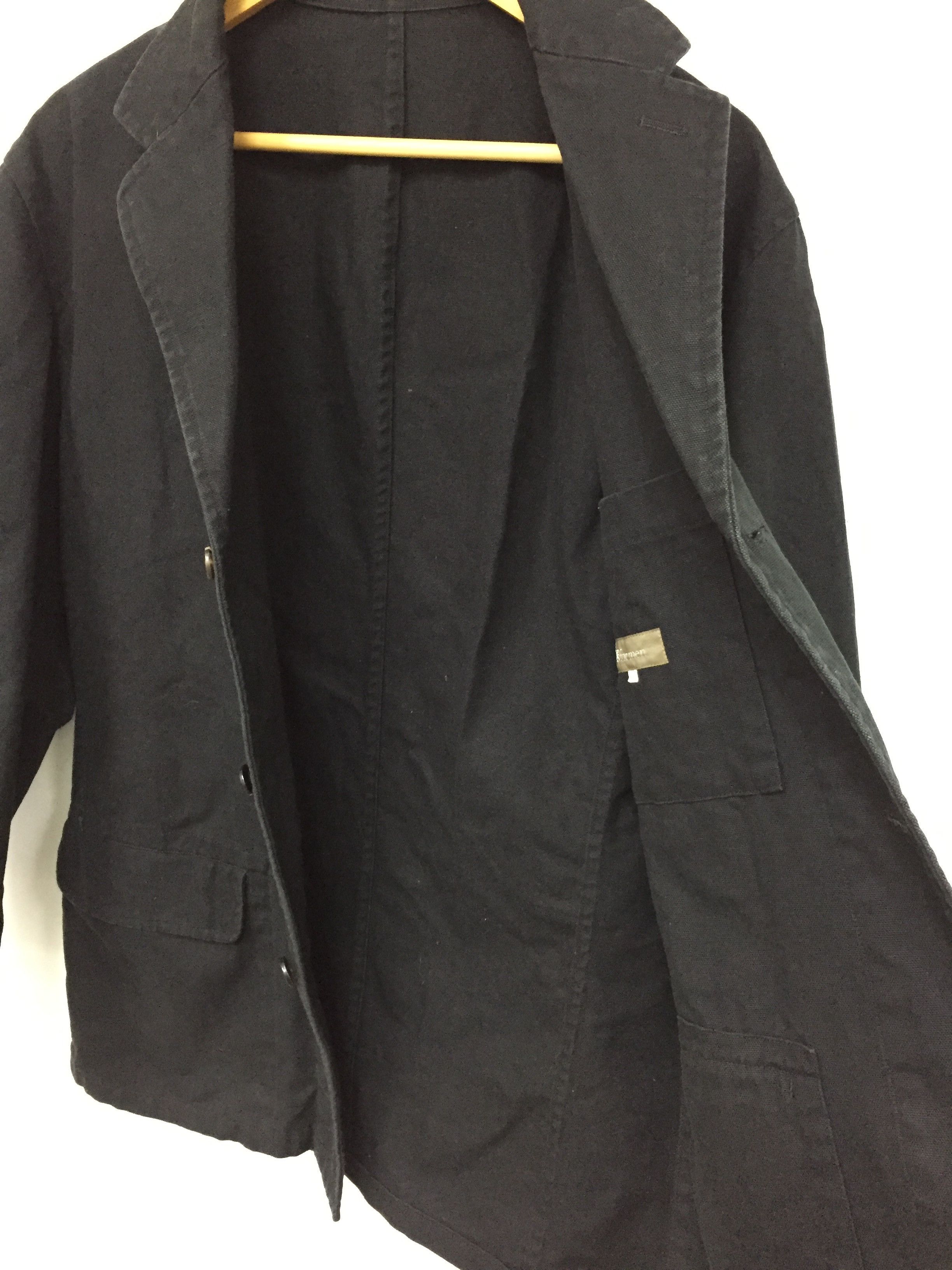 Y's for Men Y's YOHJI YAMAMOTO Canvas Worker Cotton Flap Pocket Jac Size US M / EU 48-50 / 2 - 8 Thumbnail