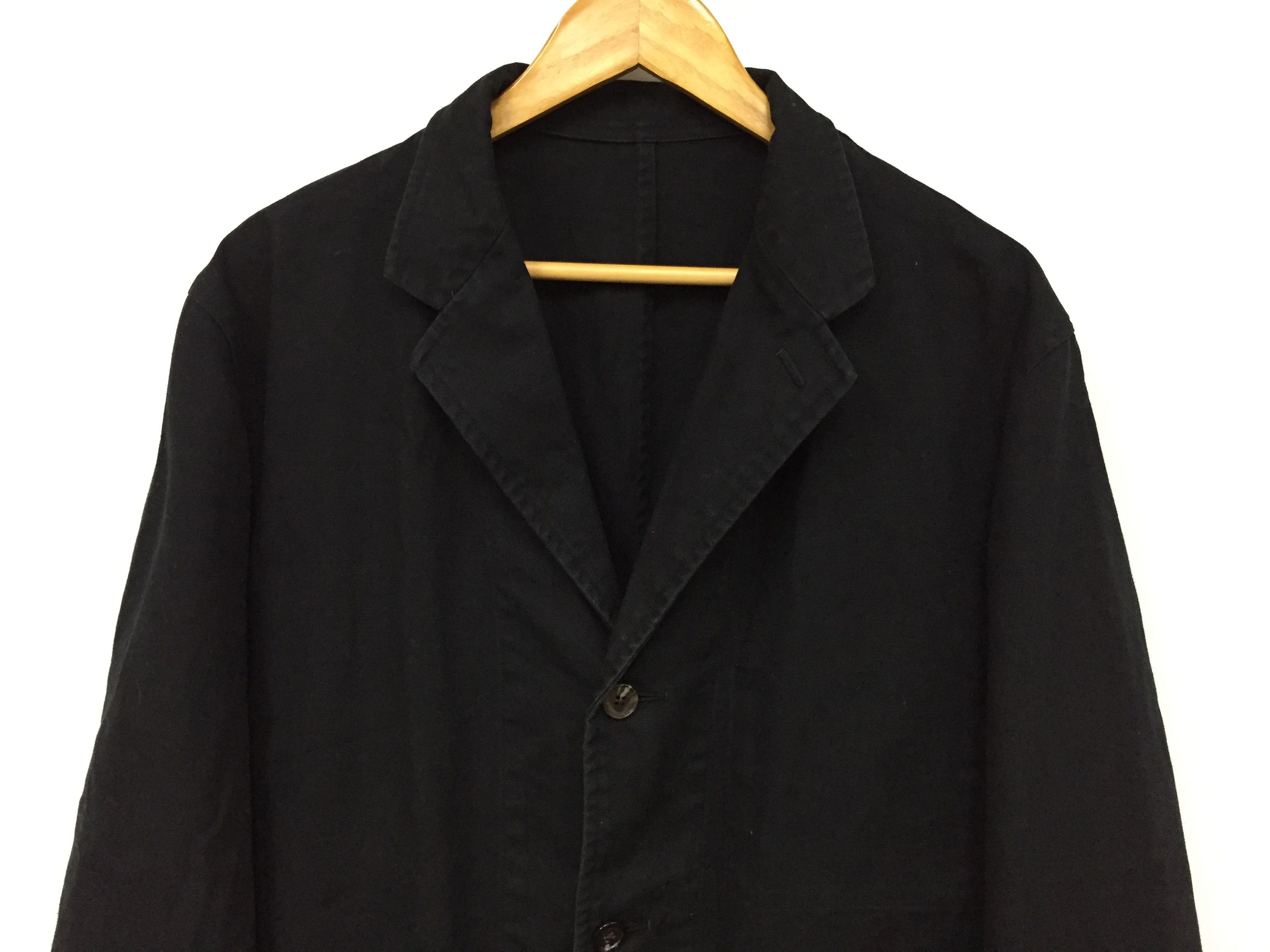 Y's for Men Y's YOHJI YAMAMOTO Canvas Worker Cotton Flap Pocket Jac Size US M / EU 48-50 / 2 - 4 Thumbnail