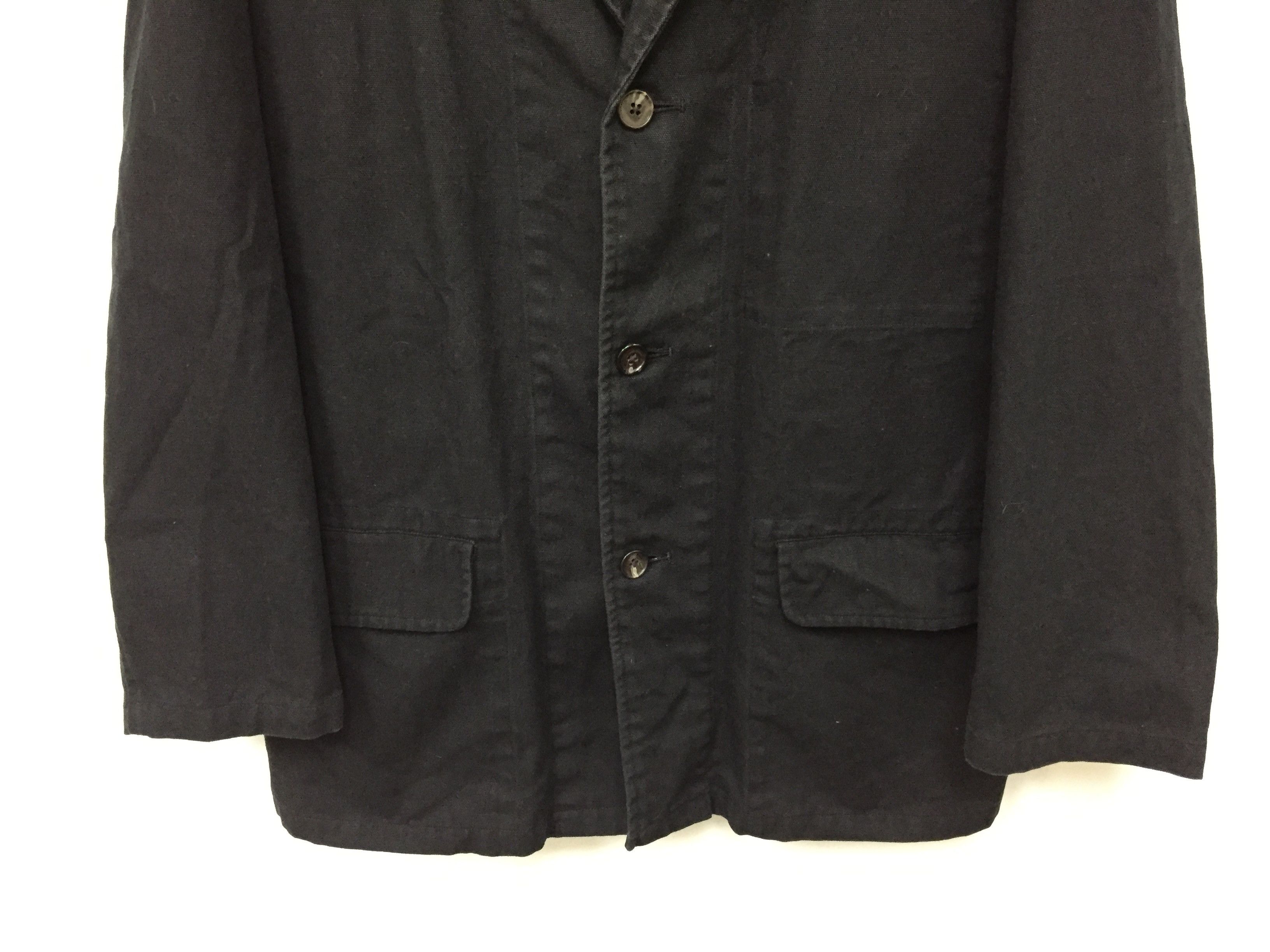 Y's for Men Y's YOHJI YAMAMOTO Canvas Worker Cotton Flap Pocket Jac Size US M / EU 48-50 / 2 - 5 Thumbnail