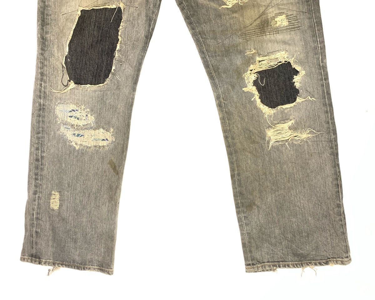 Japanese Brand Damaged Number (N)ine Curt Cobain Denim Pants Style Size US 37 - 3 Thumbnail