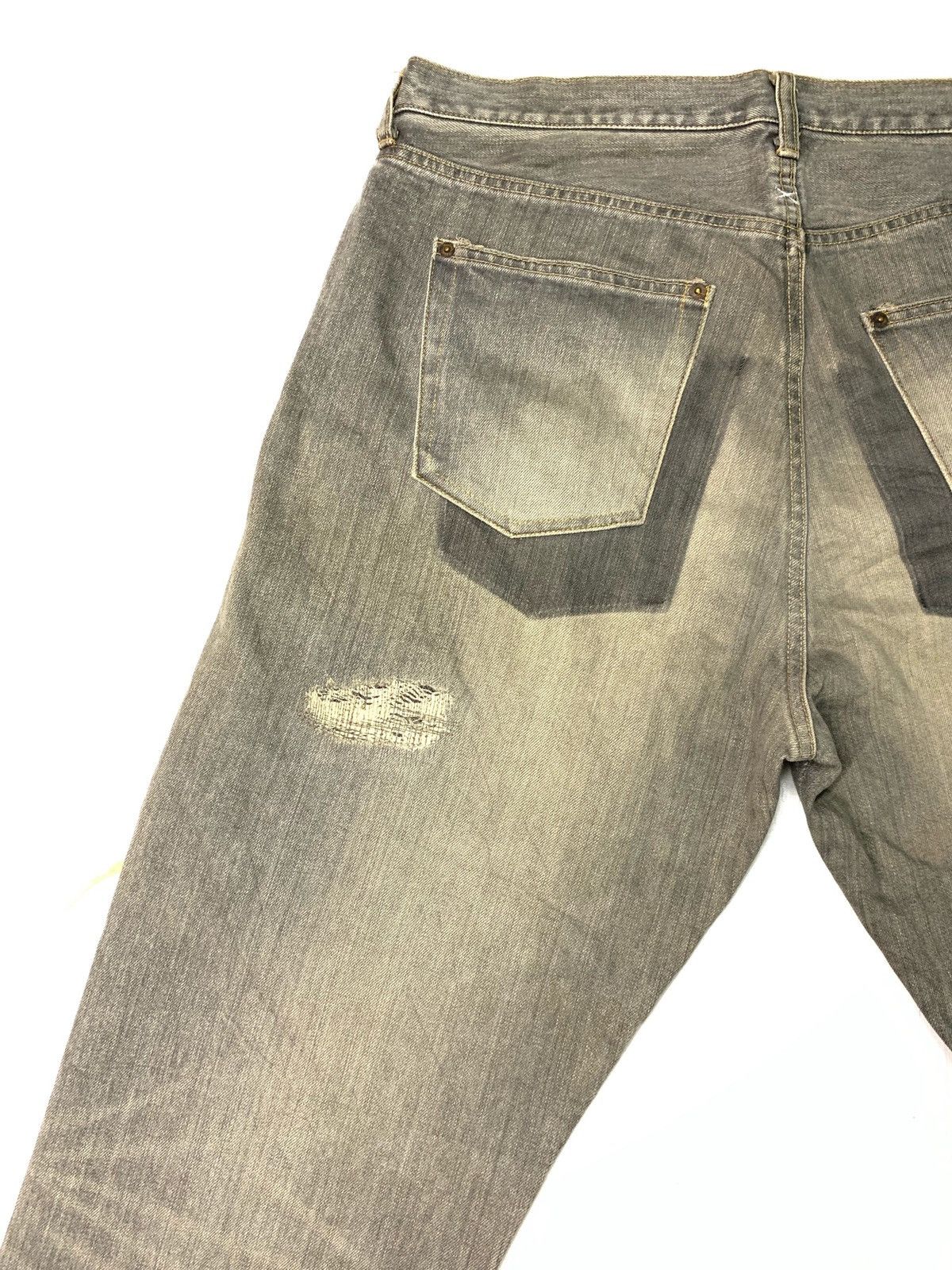 Japanese Brand Damaged Number (N)ine Curt Cobain Denim Pants Style Size US 37 - 10 Thumbnail