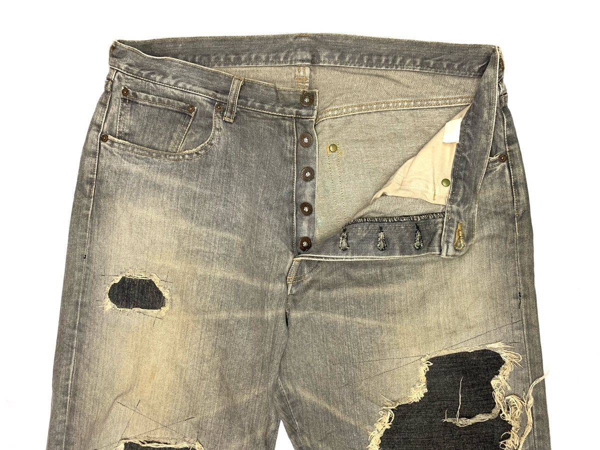 Japanese Brand Damaged Number (N)ine Curt Cobain Denim Pants Style Size US 37 - 6 Thumbnail