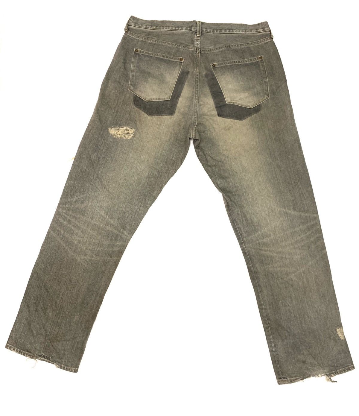 Japanese Brand Damaged Number (N)ine Curt Cobain Denim Pants Style Size US 37 - 7 Thumbnail