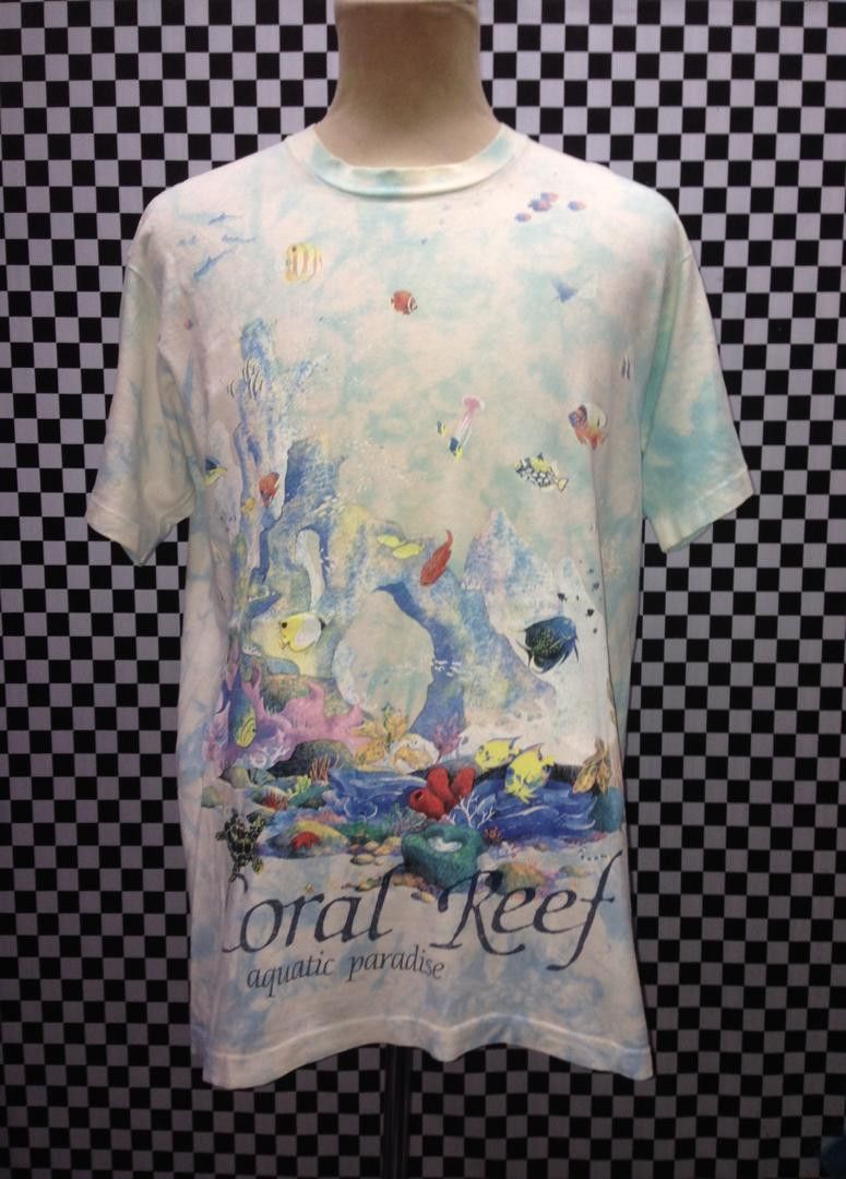 Liquid Blue Vintage X Coral Reef Aquatic Paradise All Over Print Shirts Size US L / EU 52-54 / 3 - 1 Thumbnail