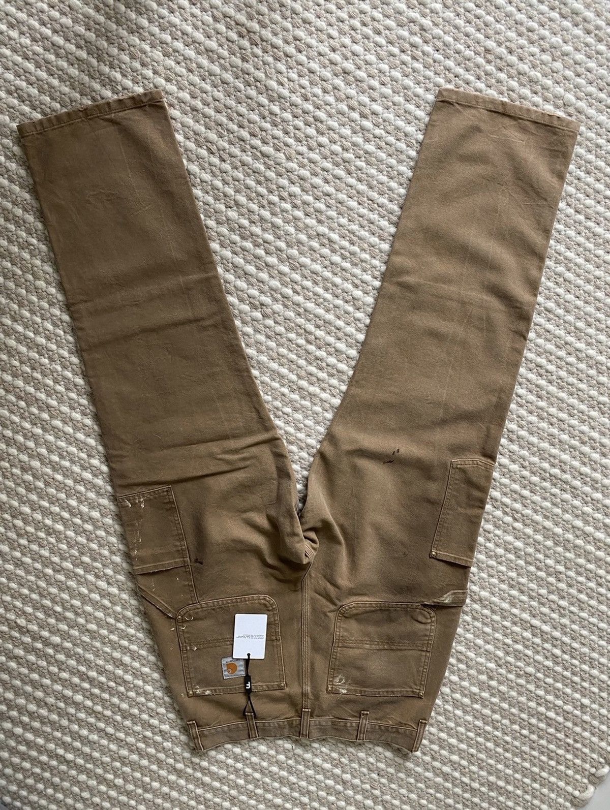 Travis Scott Carhartt x Heron Preston Double Knees Work Pants 