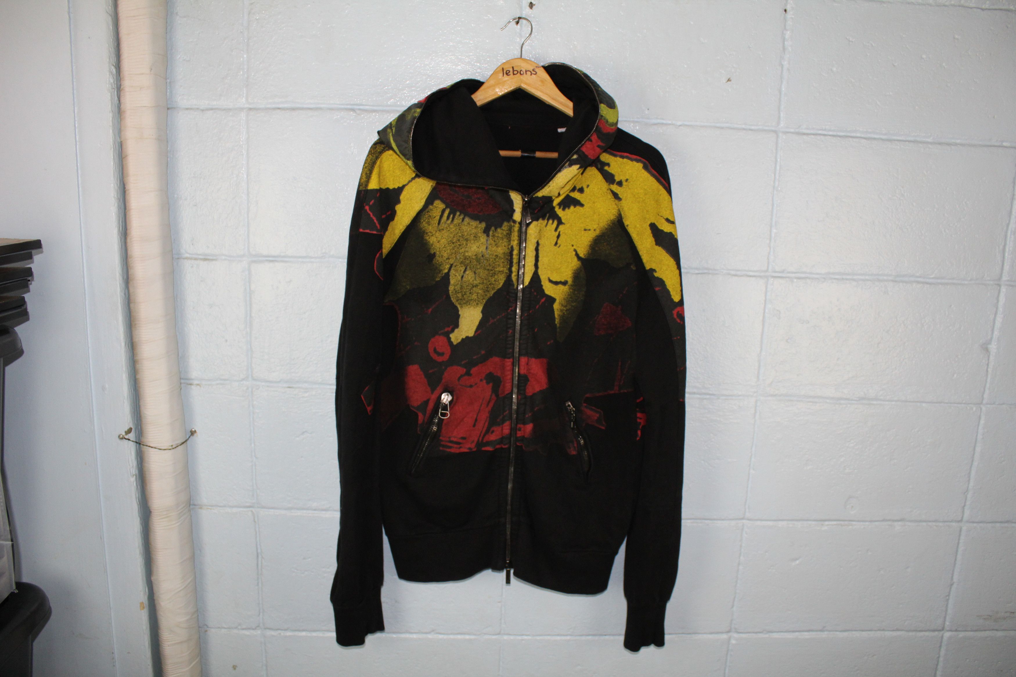 John Galliano Full zip clown hoodie archival | Grailed