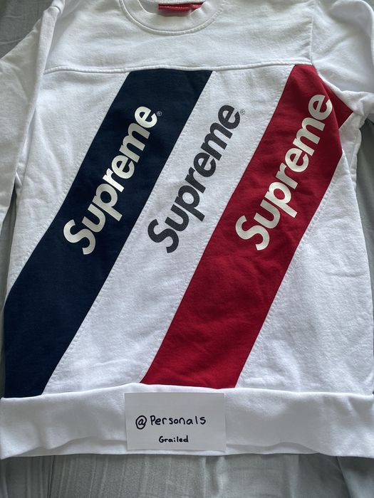 Supreme athletic split crewneck clearance Supreme athletic split crewneck clearance
