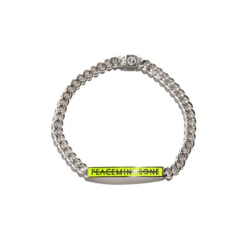 peaceminusone PMO LOGO BRACELET GREEN | Grailed