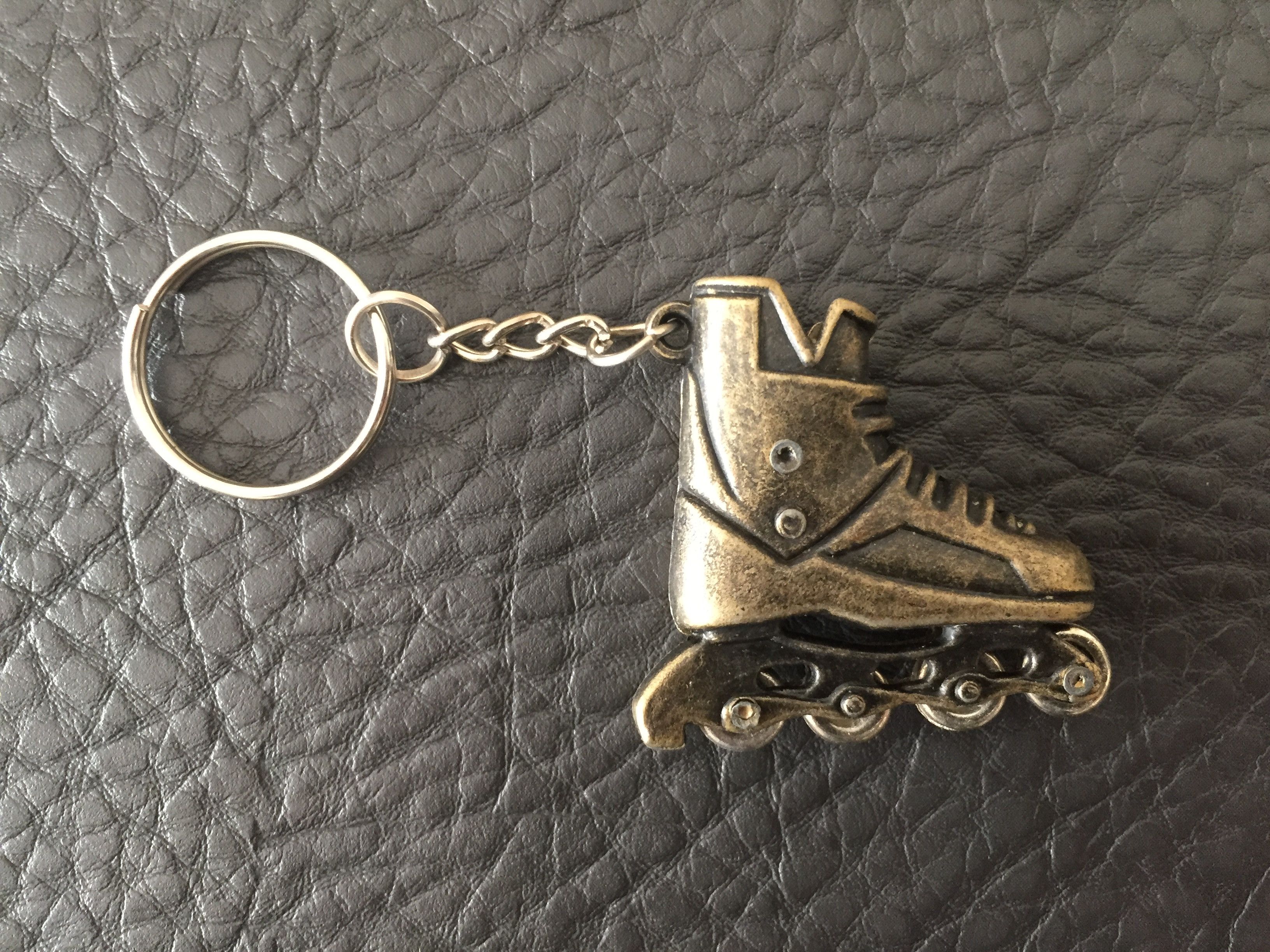 Vintage 1990'S DEADSTOCK OIL RUBBED BRASS ROLLERBLADE ROLLER SKATE