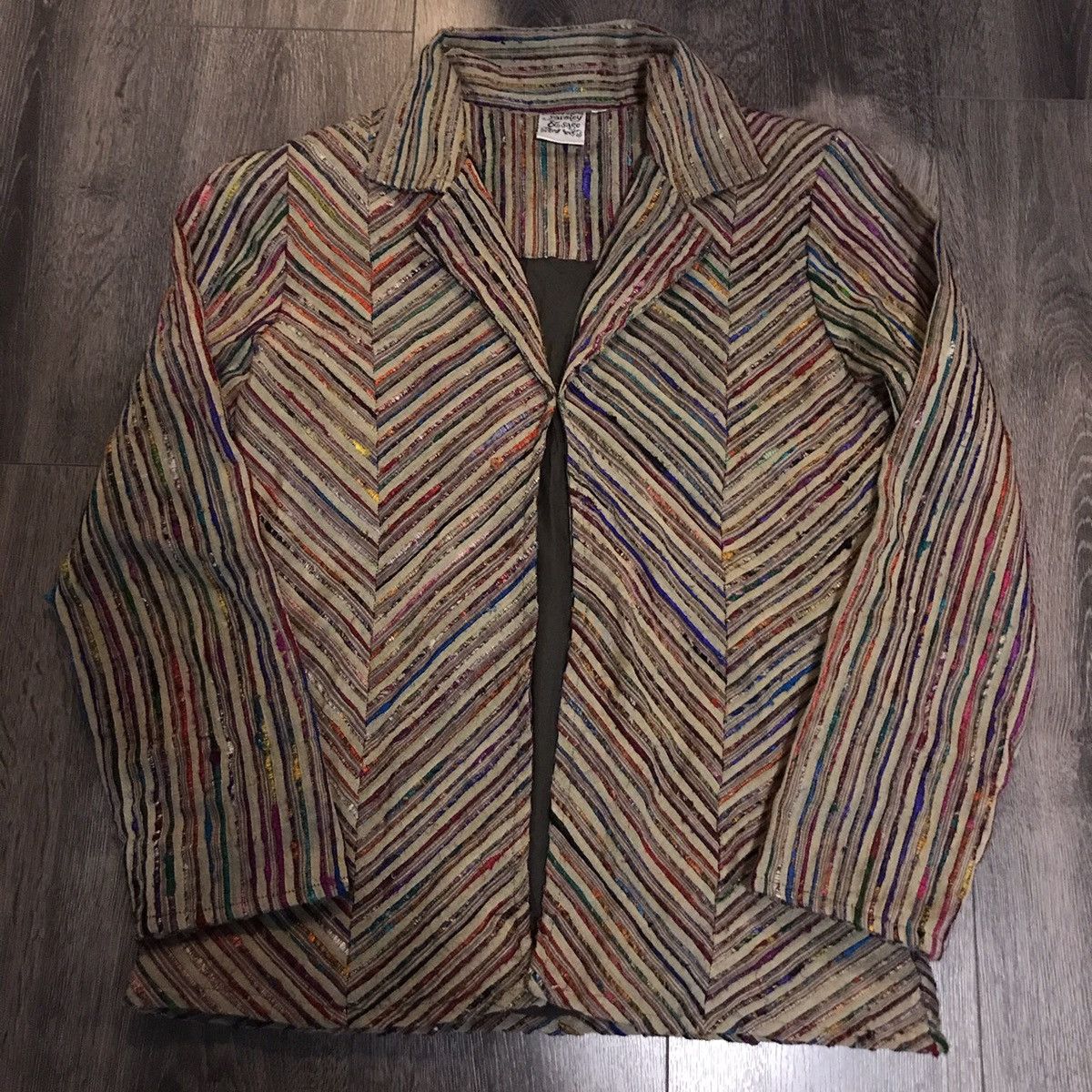 Vintage Parsley & Sage Muti-Colors Blazer