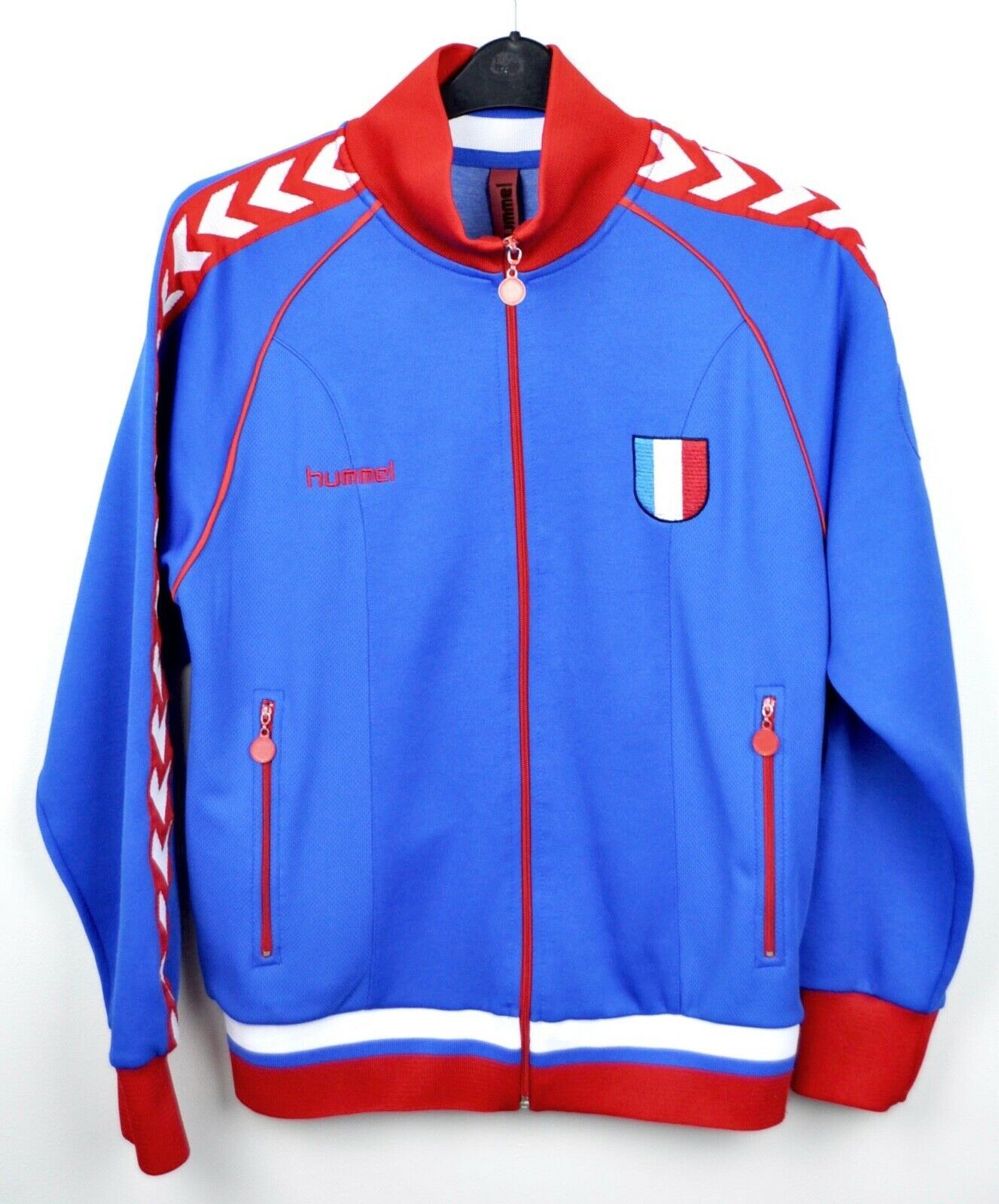 Hummel × Vintage GRENOBLE FRANCE Rugby HUMMEL Jumper Tracksuit Jacket Size US M / EU 48-50 / 2 - 1 Thumbnail