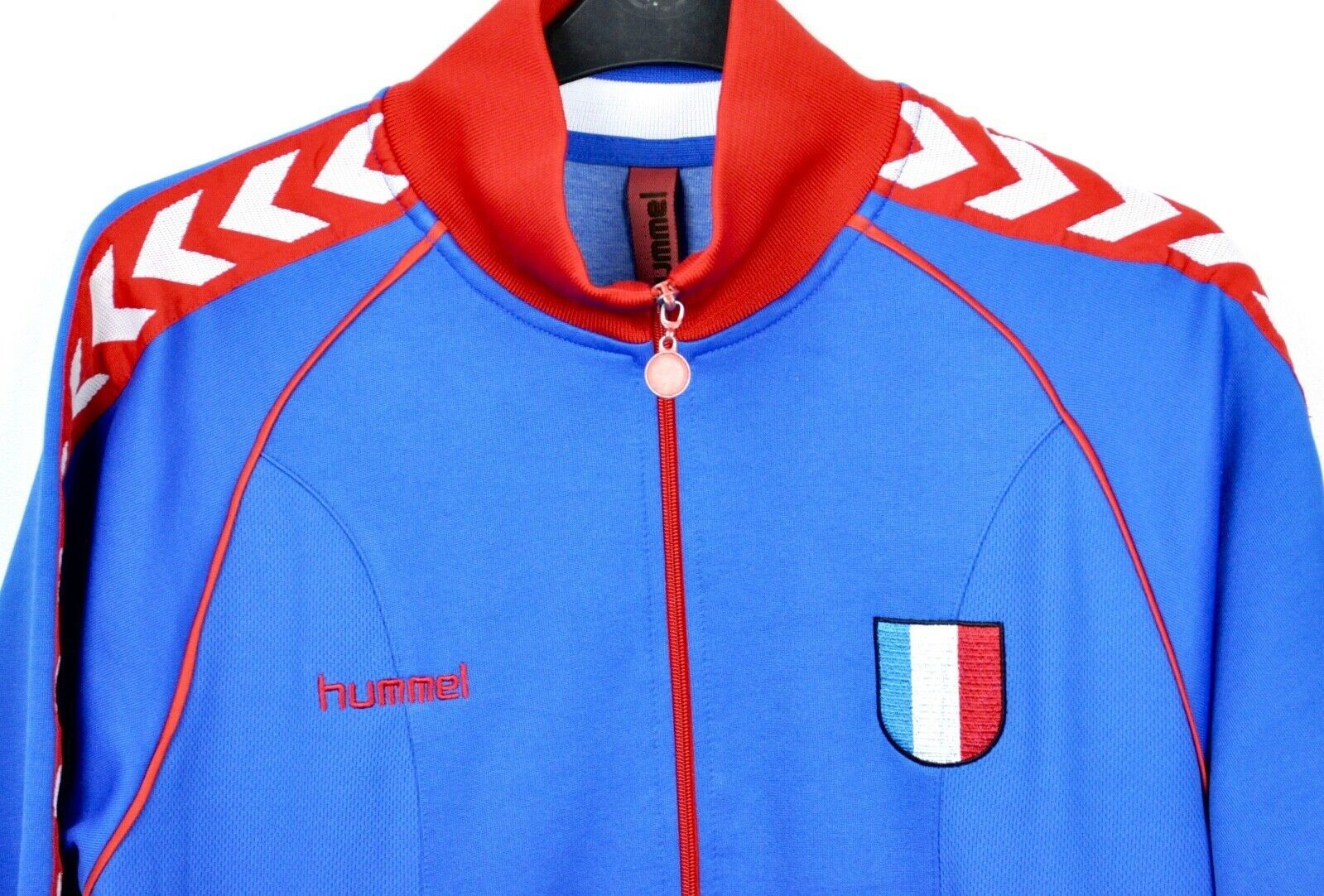 Hummel × Vintage GRENOBLE FRANCE Rugby HUMMEL Jumper Tracksuit Jacket Size US M / EU 48-50 / 2 - 2 Thumbnail