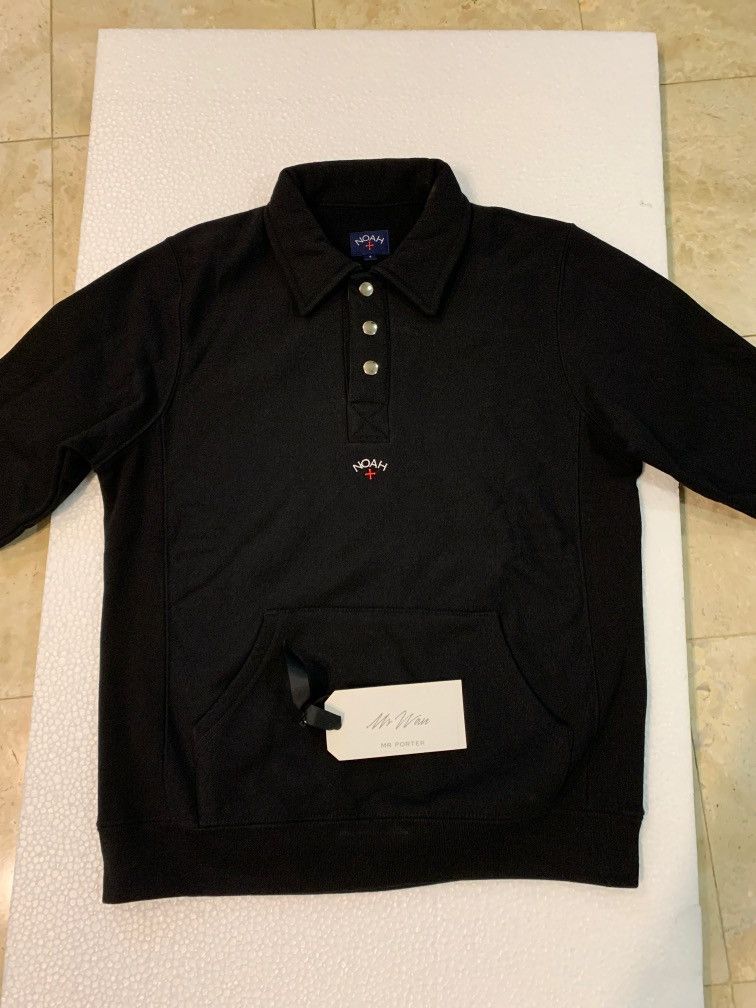 トップス NOAH Coaches Collar Pullover NOAH Coaches Collar Pullover Navy Noah Classic Sweatshirt | HIP