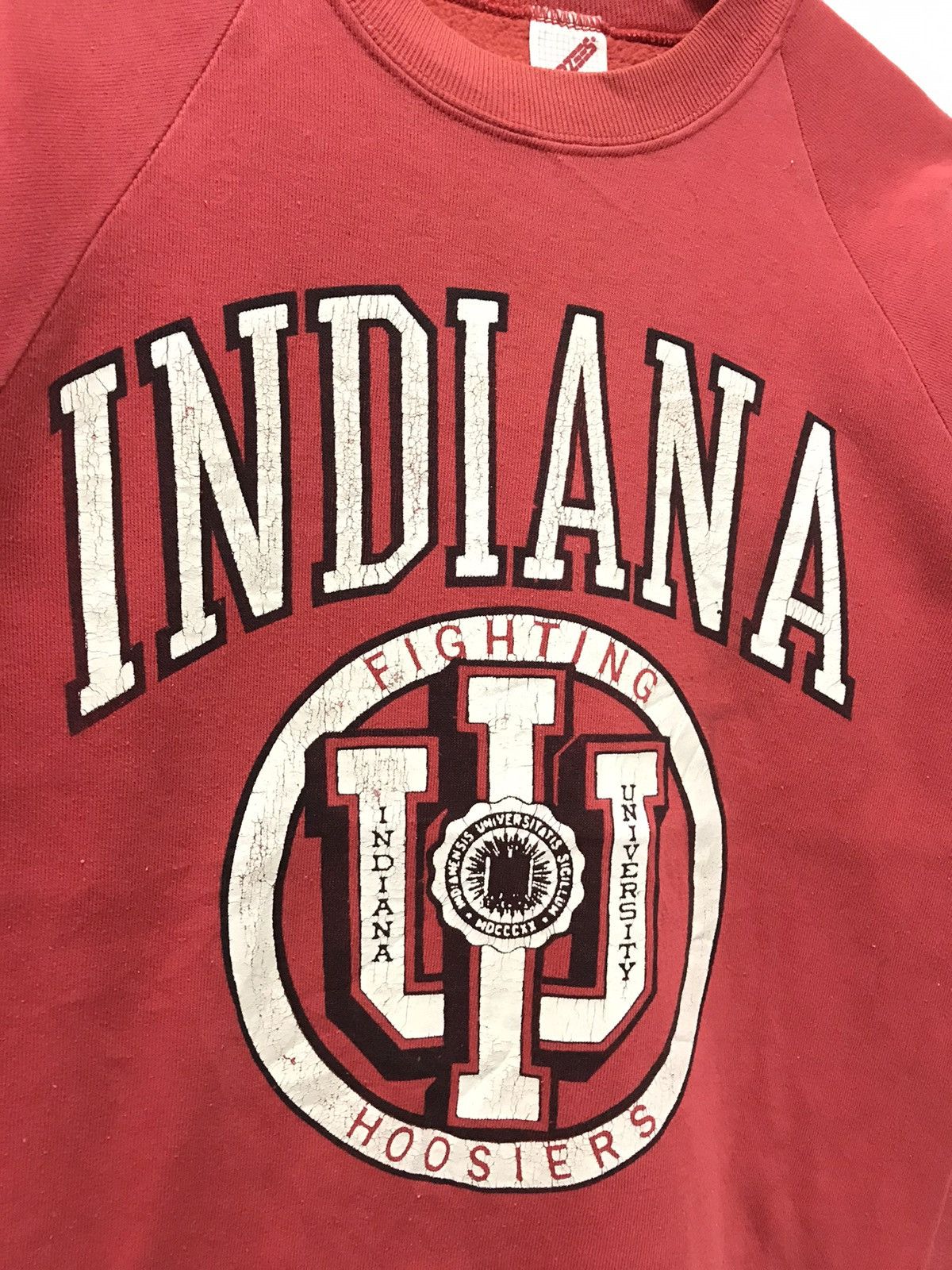 Vintage 🔥 80s INDIANA UNIVERSITY SWEATSHIRT Size US M / EU 48-50 / 2 - 5 Thumbnail